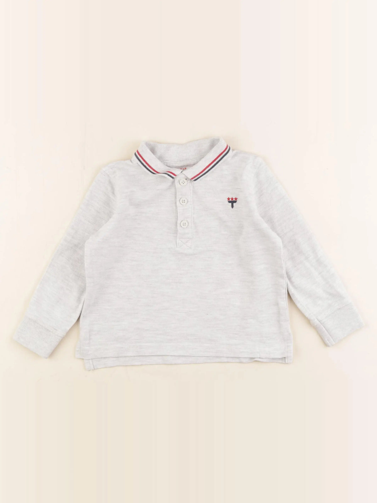 Tape à l'oeil - polo gris - 2 ans