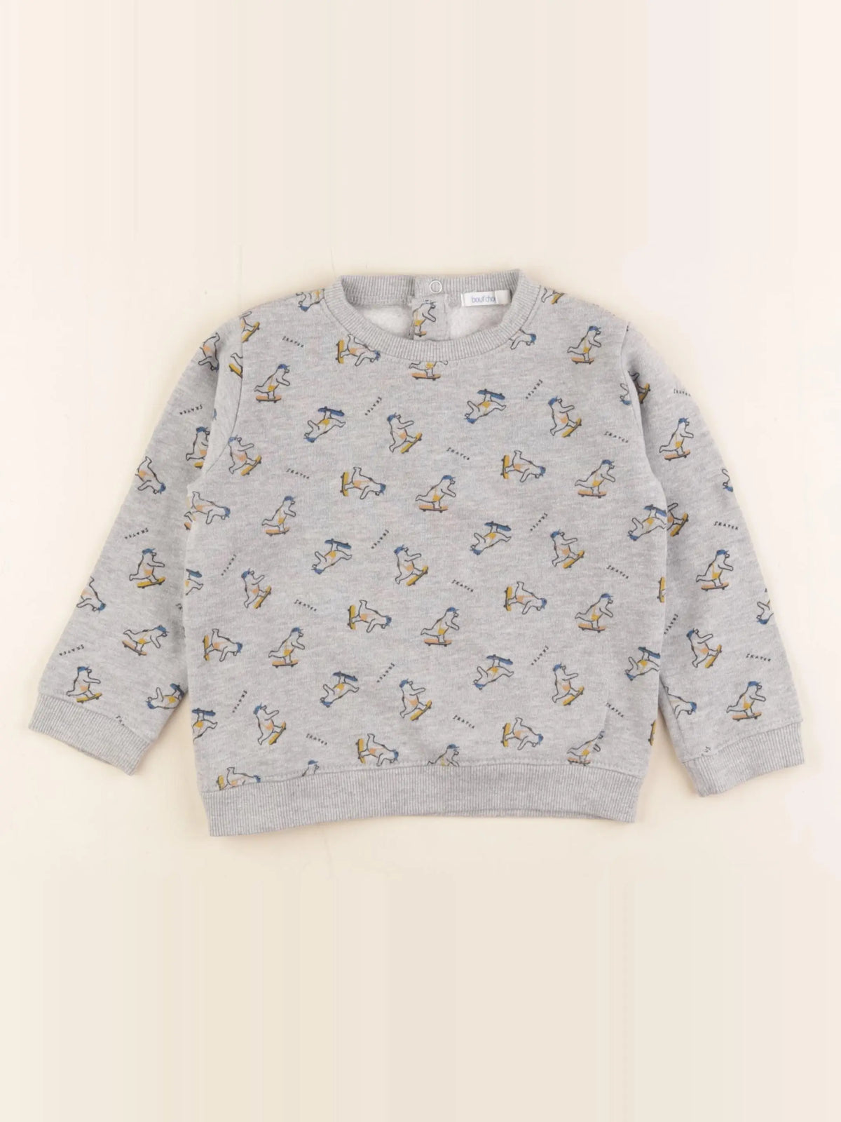 Boutchou - sweat gris - 36 mois