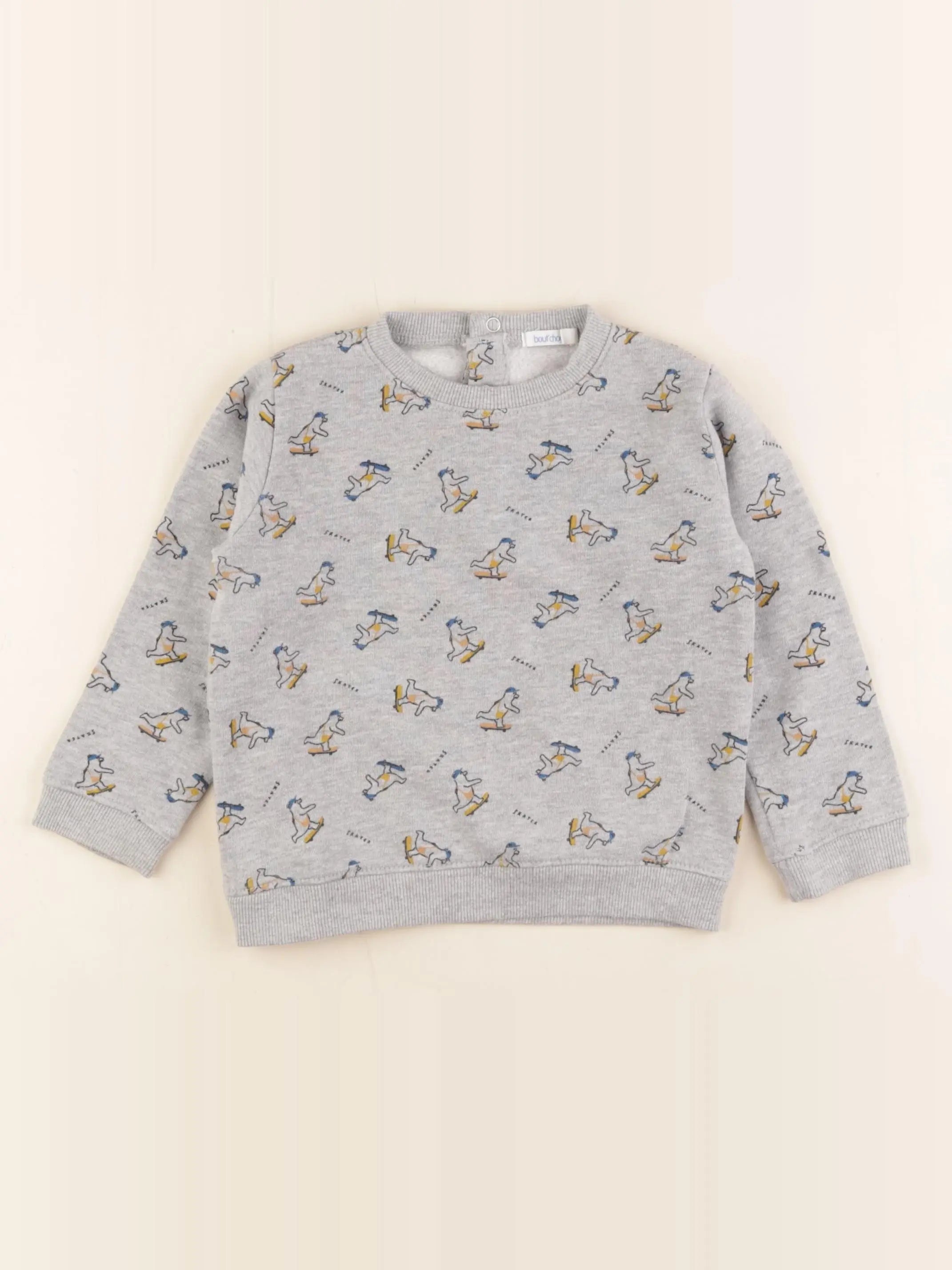 Boutchou - sweat gris - 36 mois