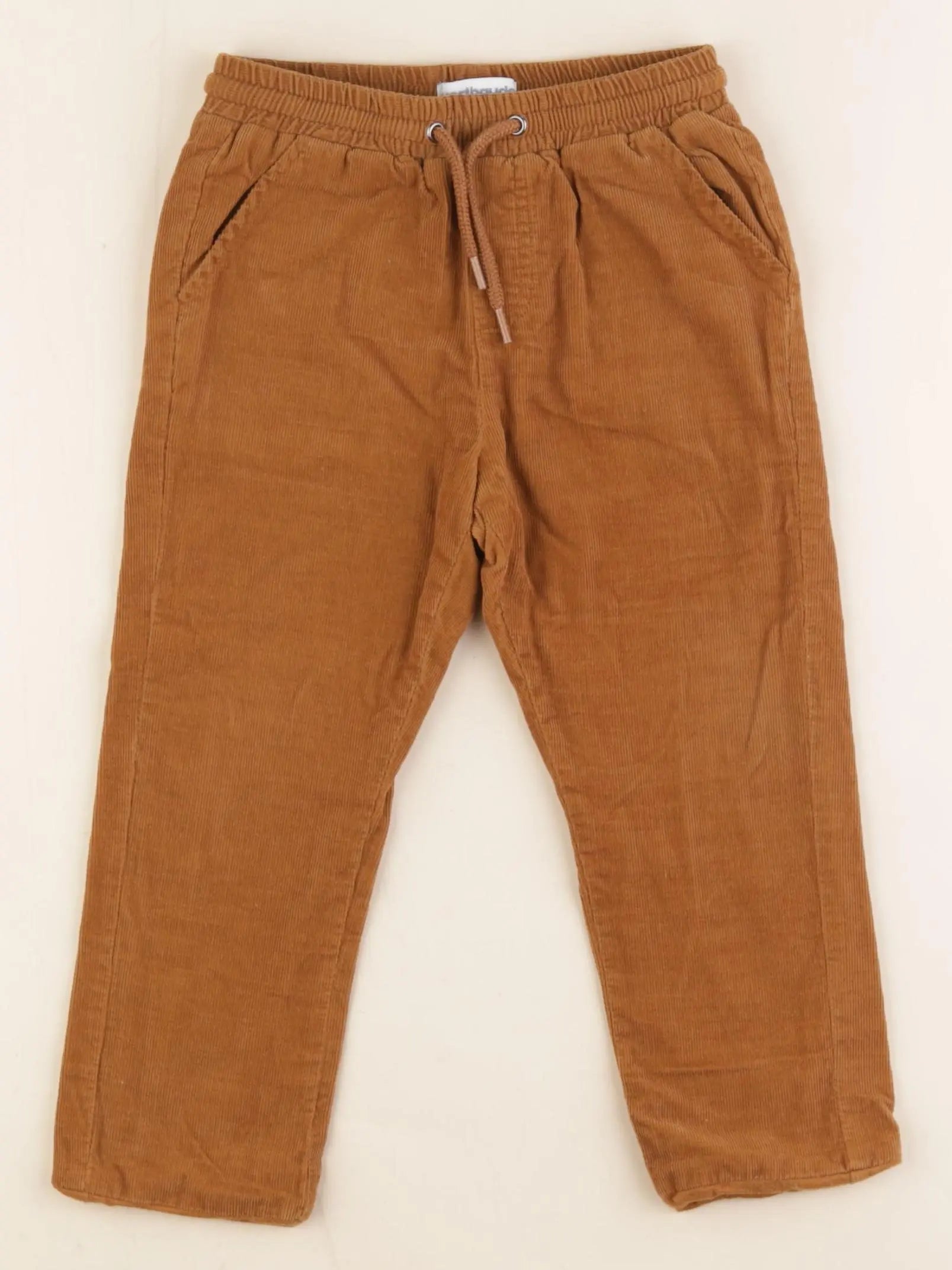 Vertbaudet - pantalon doublé marron - 2 ans