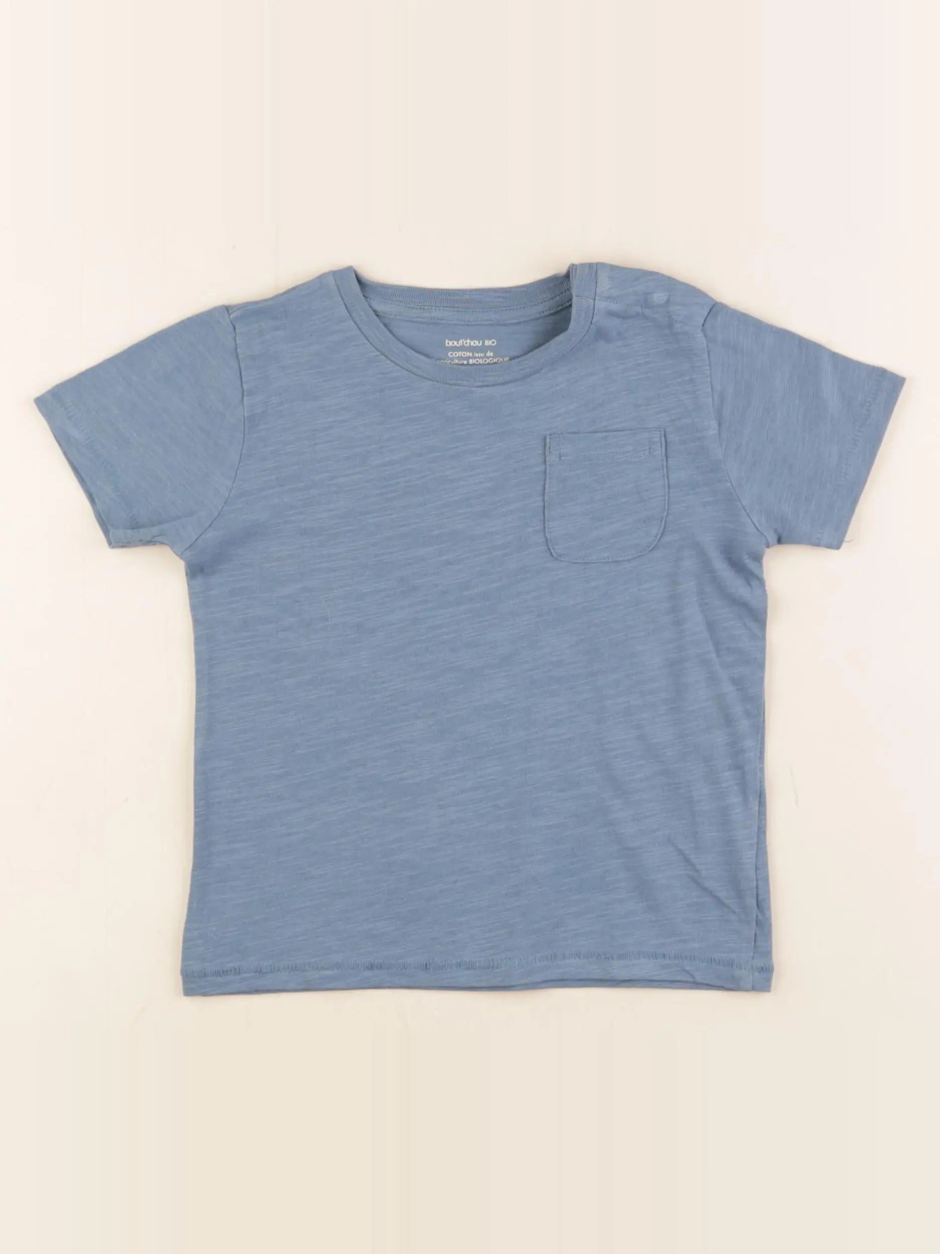 Boutchou - tee-shirt bleu - 24 mois