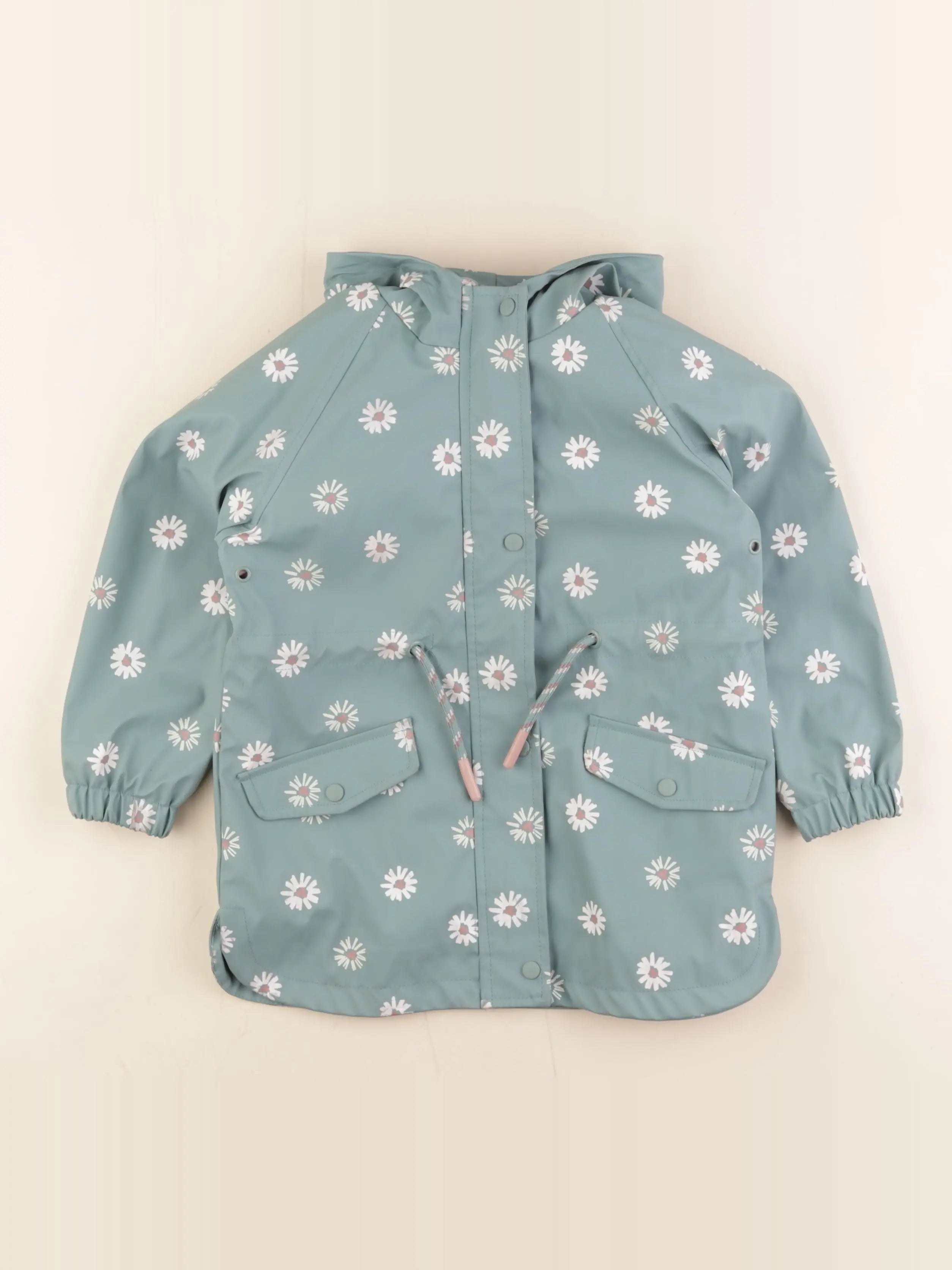Vertbaudet - imperméable vert - 5 ans