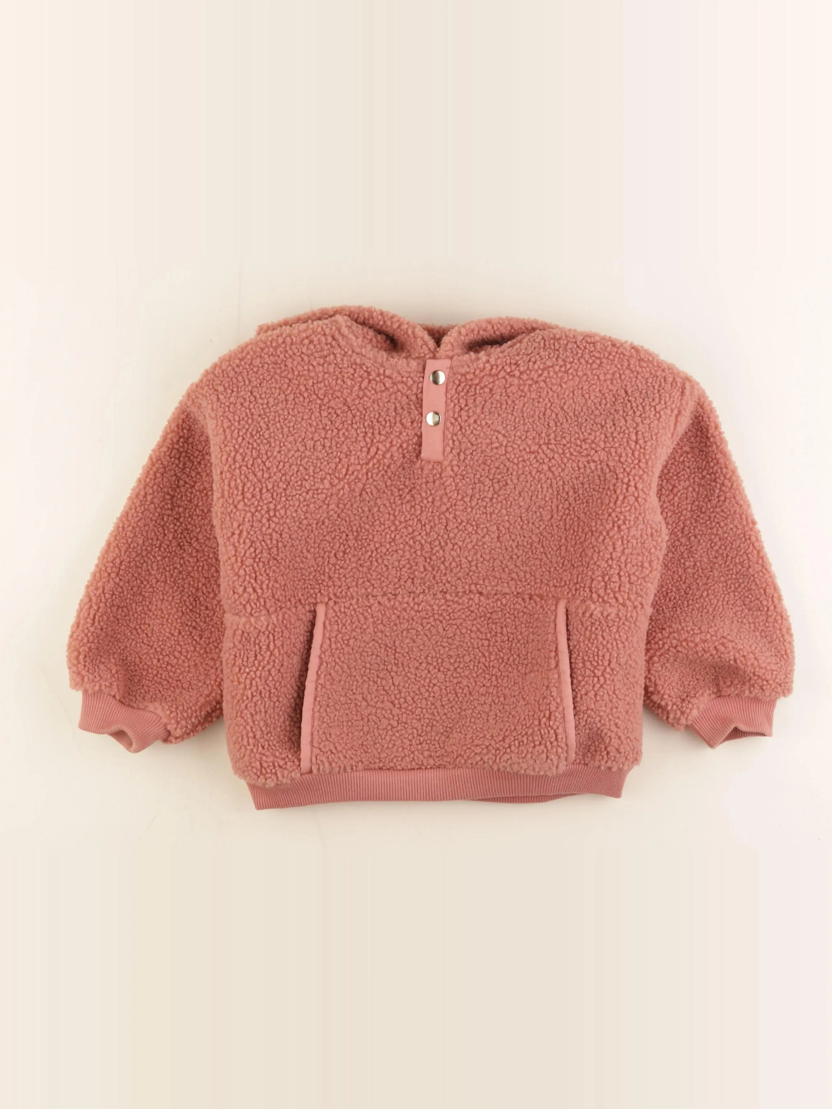 Vertbaudet - sweat rose - 6 ans