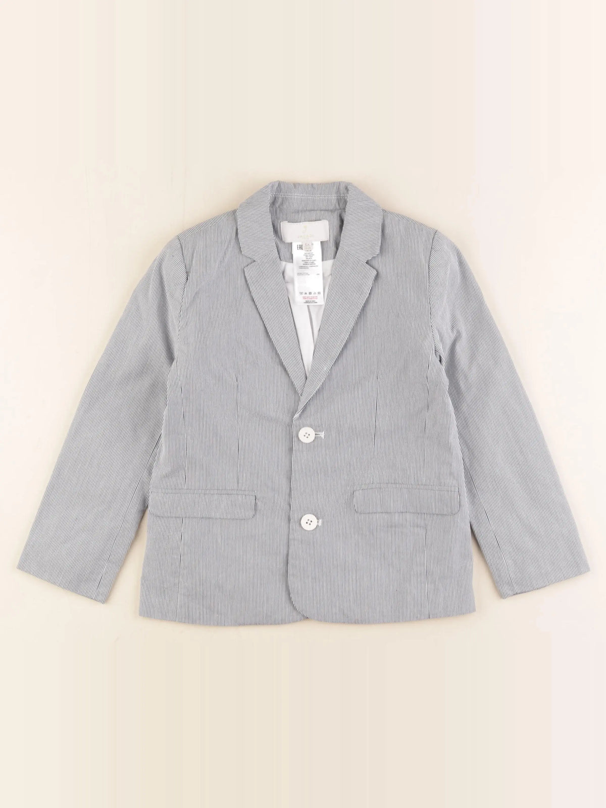 Jacadi - veste bleu, blanc - 6 ans