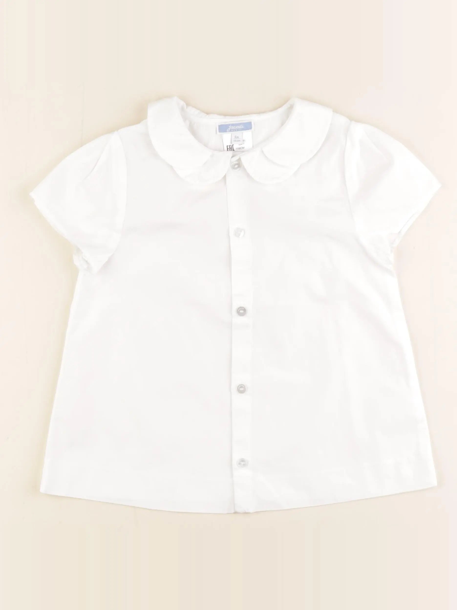 Jacadi - blouse blanc - 6 ans