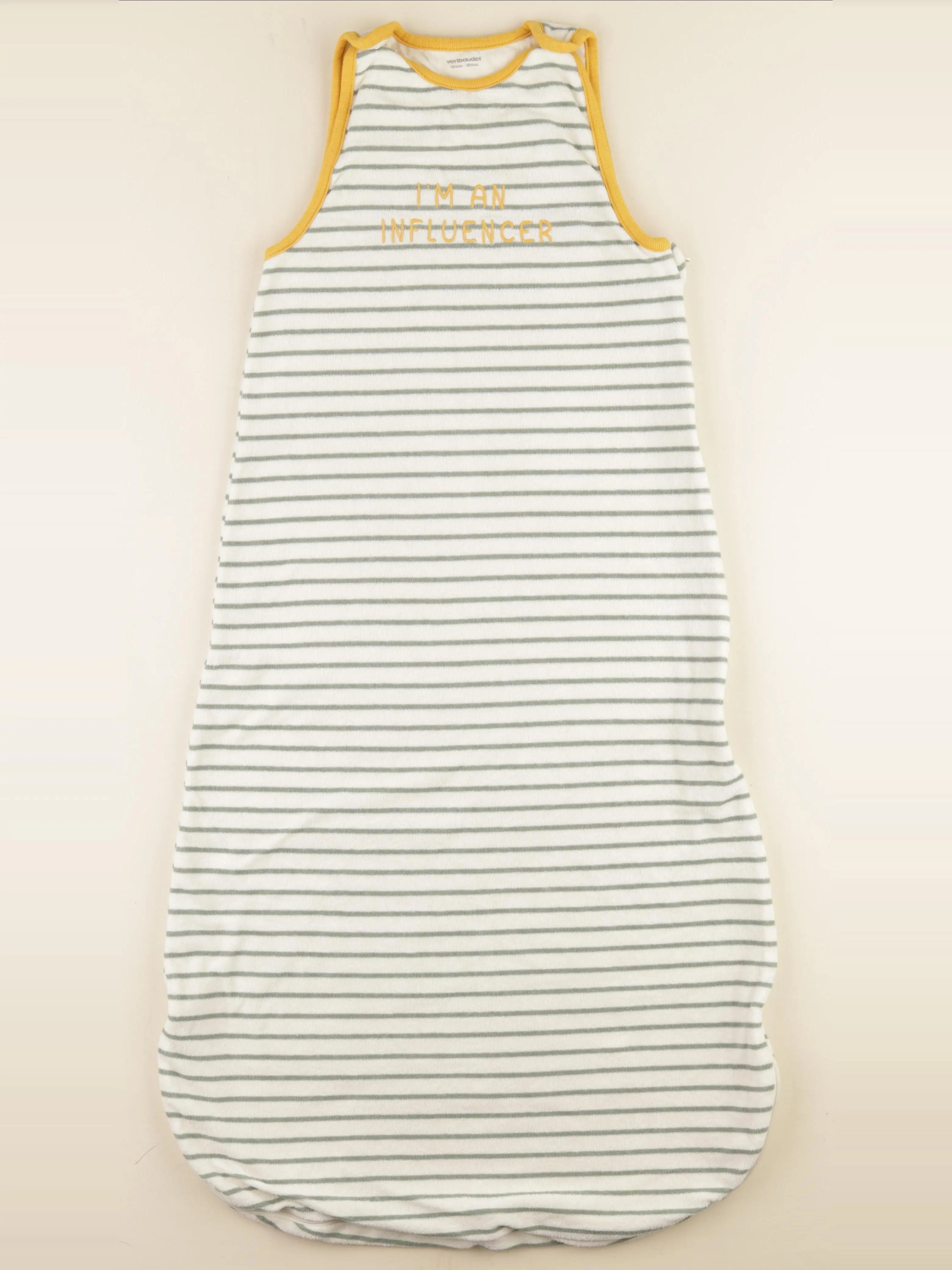 Vertbaudet - gigoteuse TOG 1 beige, vert - 18/36 mois