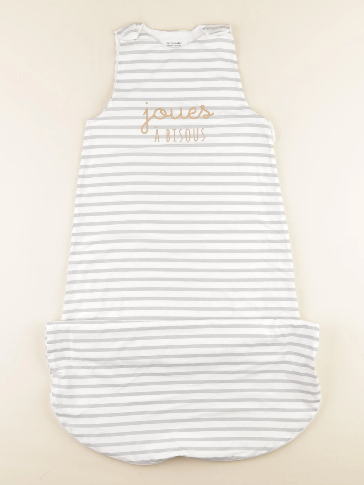 Vertbaudet - gigoteuse TOG 1 blanc, gris - 18/36 mois