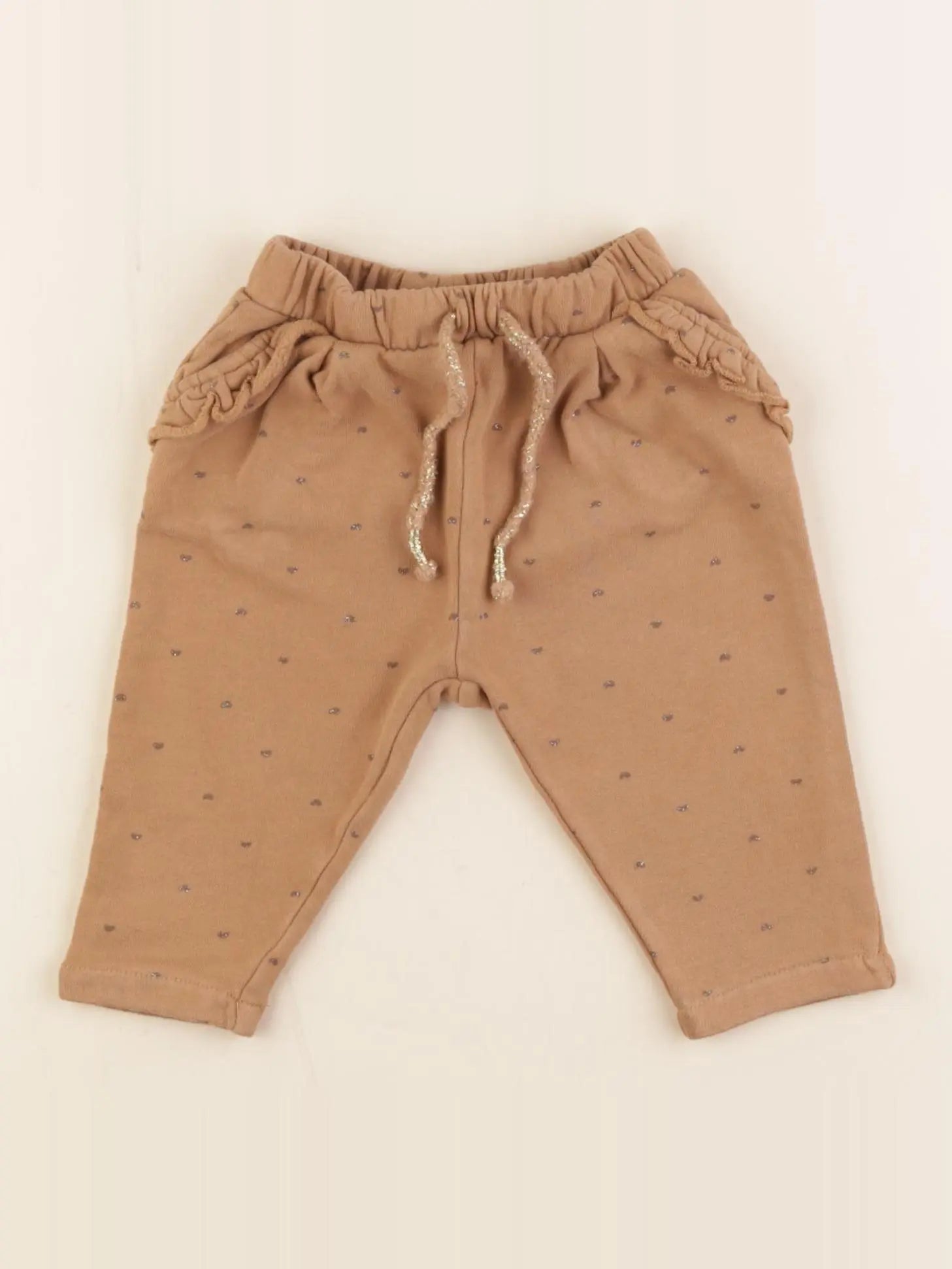 Vertbaudet - pantalon marron - 6 mois