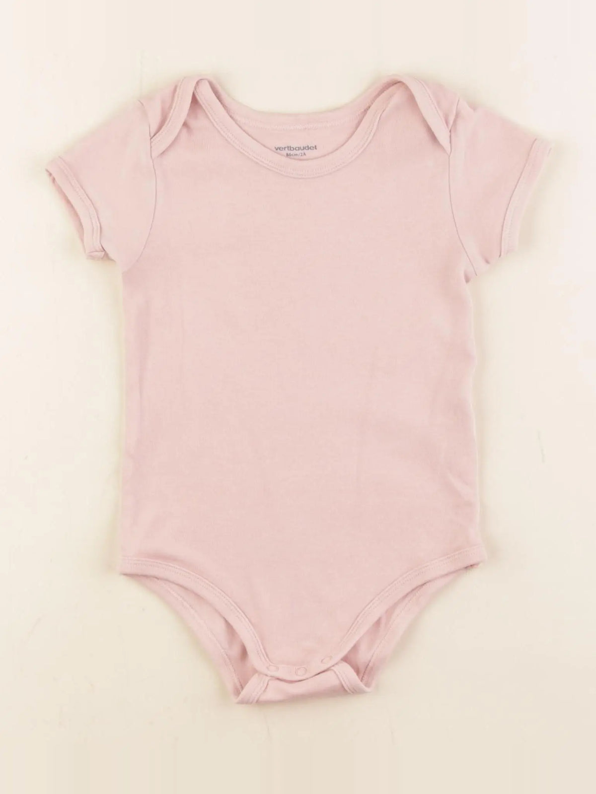 Vertbaudet - body rose - 2 ans