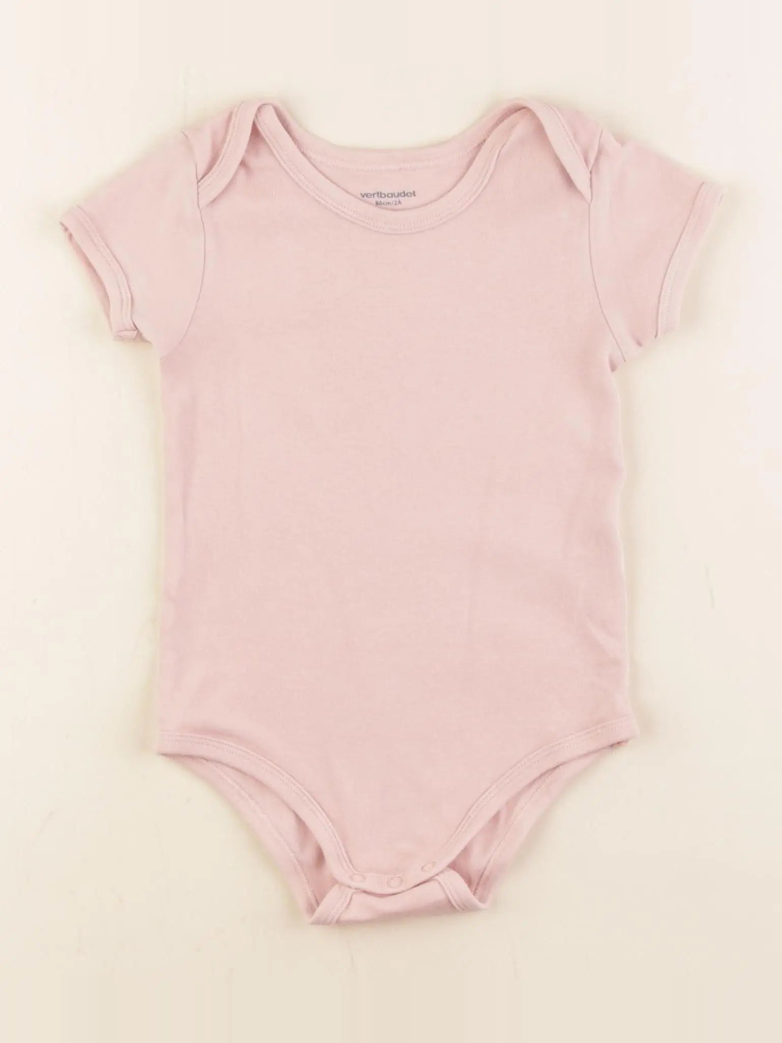 Vertbaudet - body rose - 2 ans