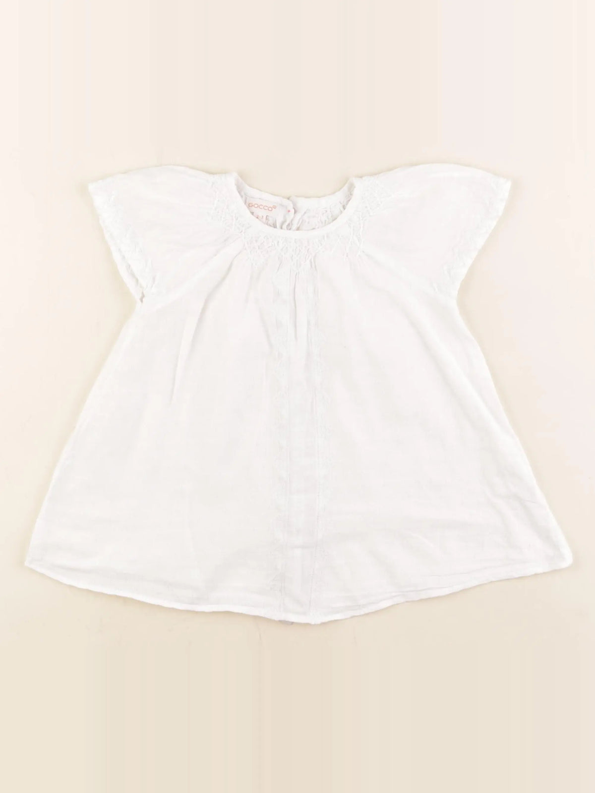 Gocco - blouse blanc - 2/3 ans