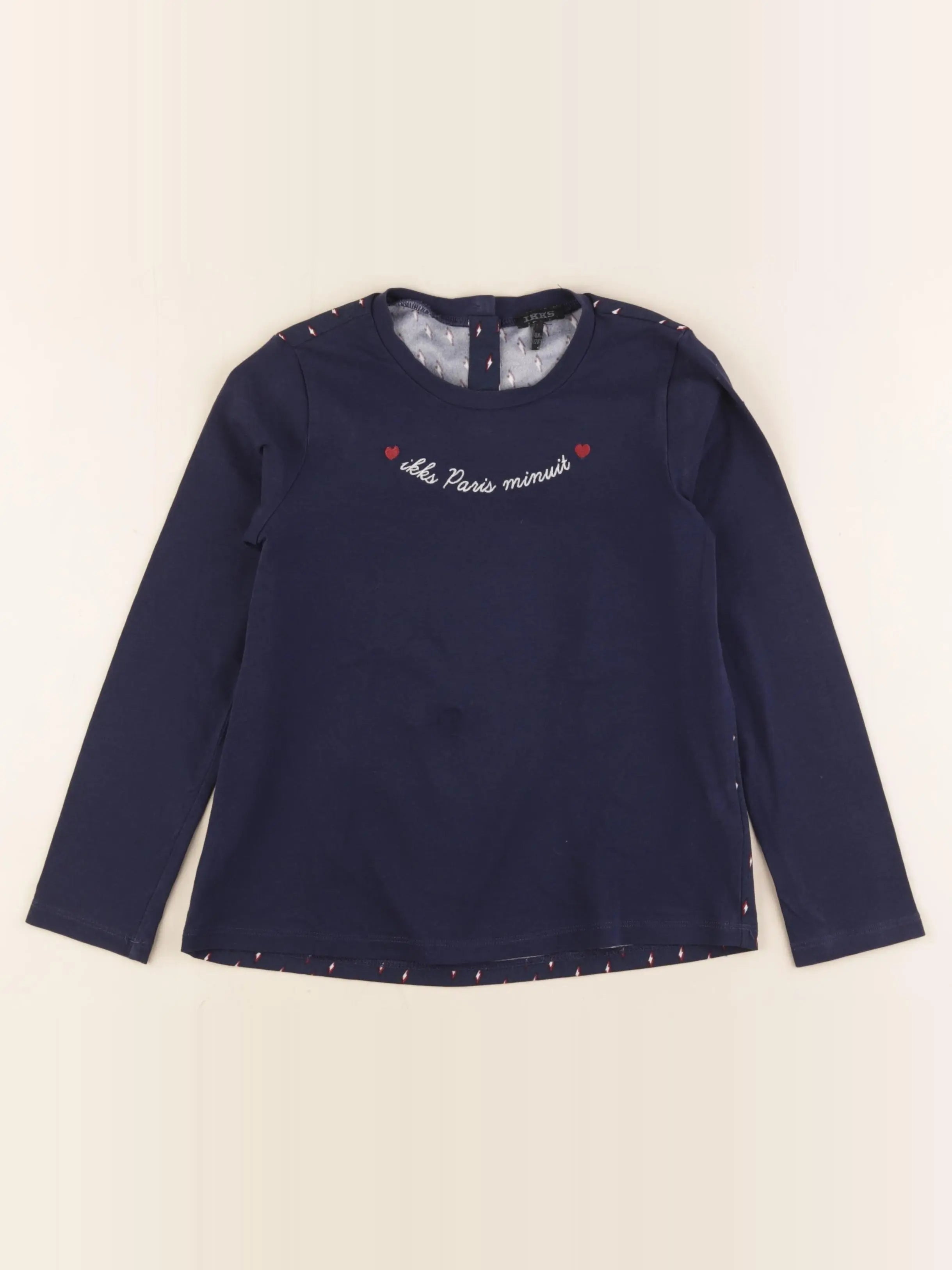 IKKS - tee-shirt bleu - 8 ans