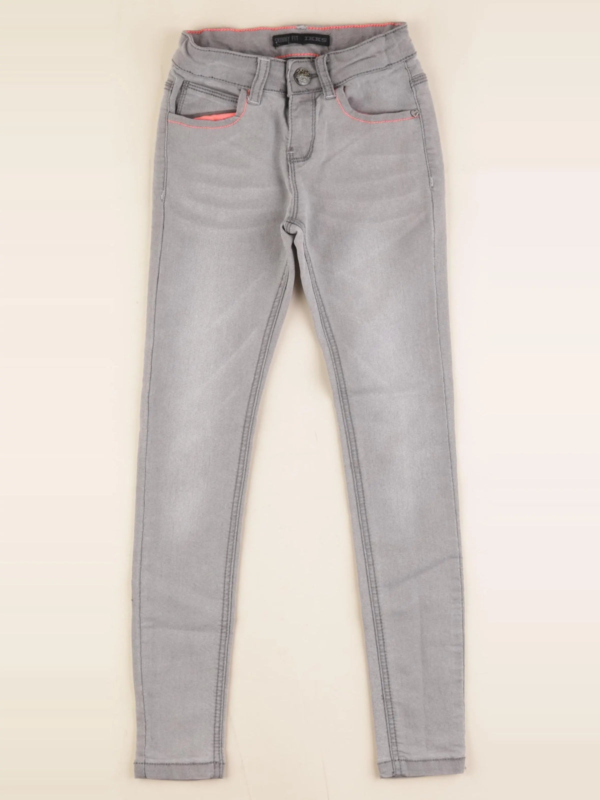 IKKS - jean gris - 8 ans