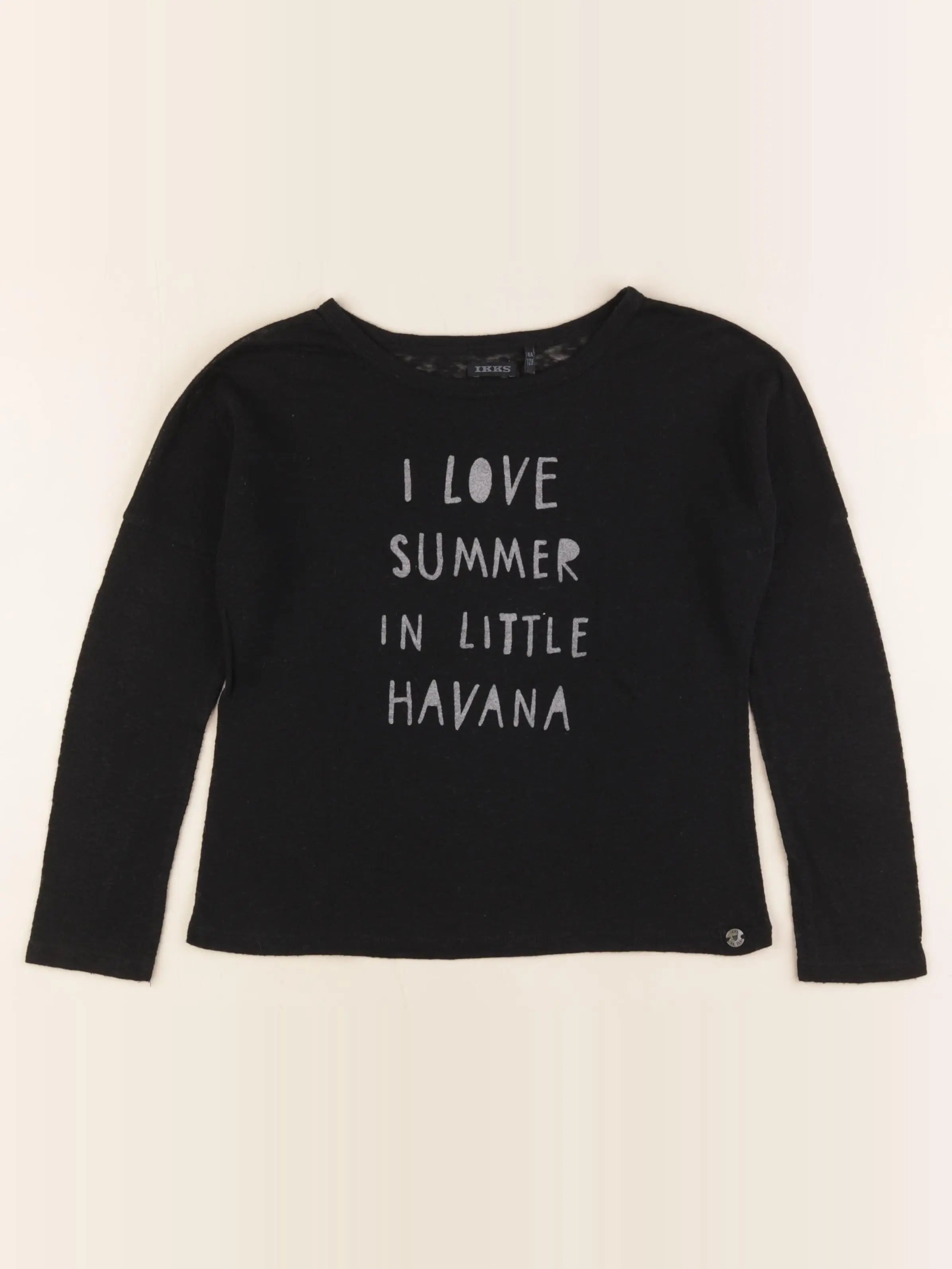 IKKS - tee-shirt noir - 8 ans