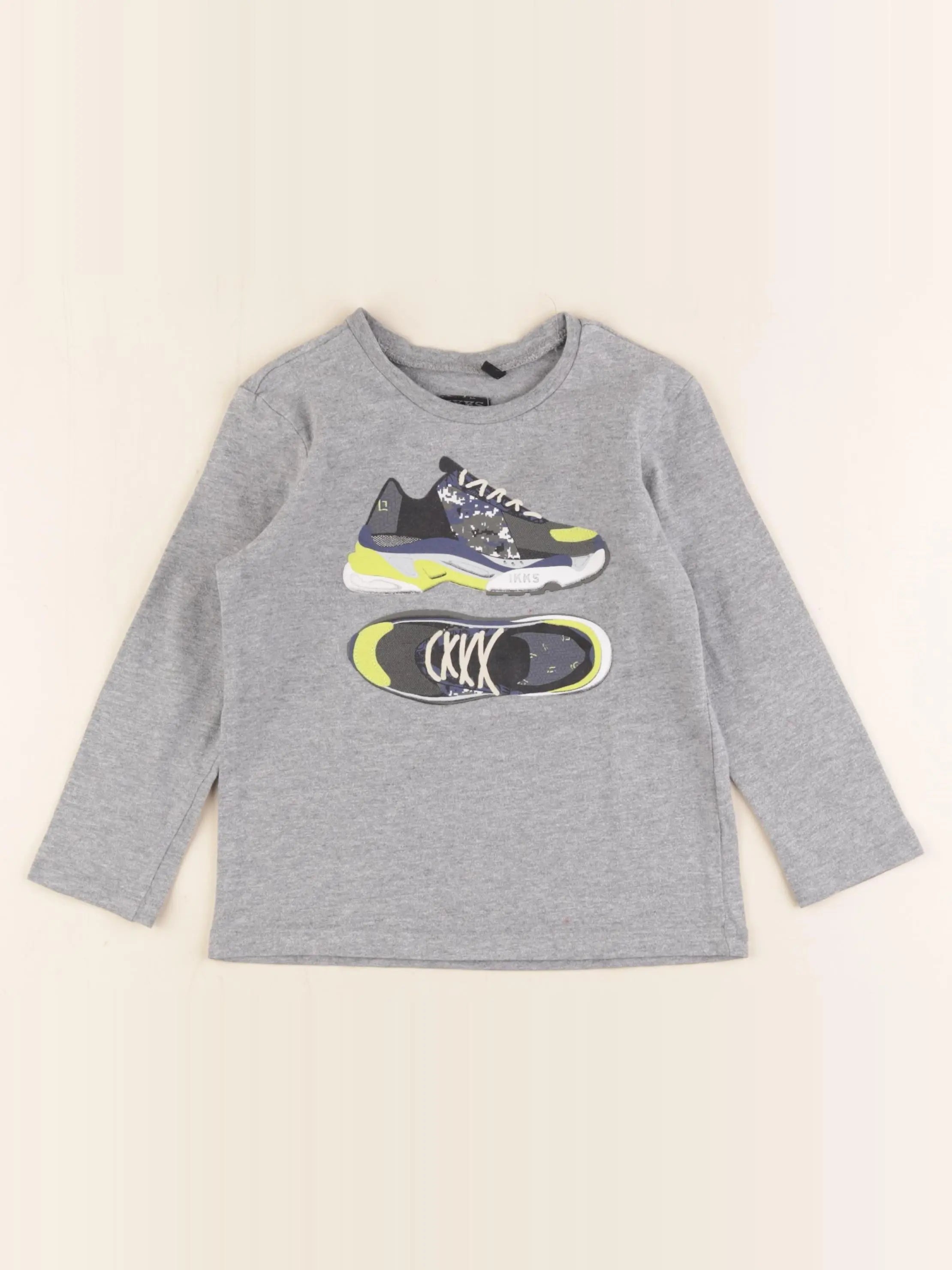 IKKS - tee-shirt gris - 3 ans