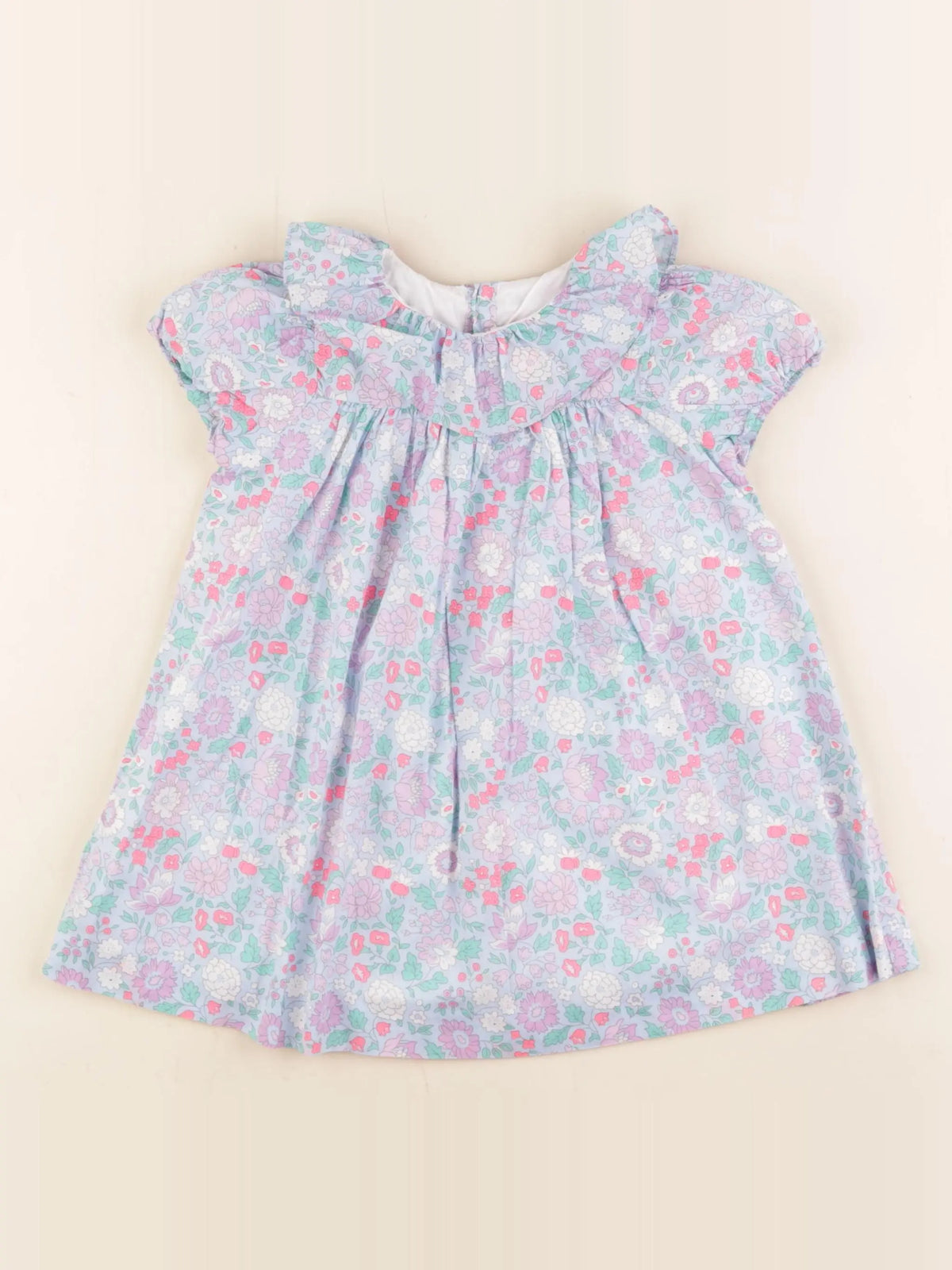 Jacadi - robe liberty bleu - 24 mois