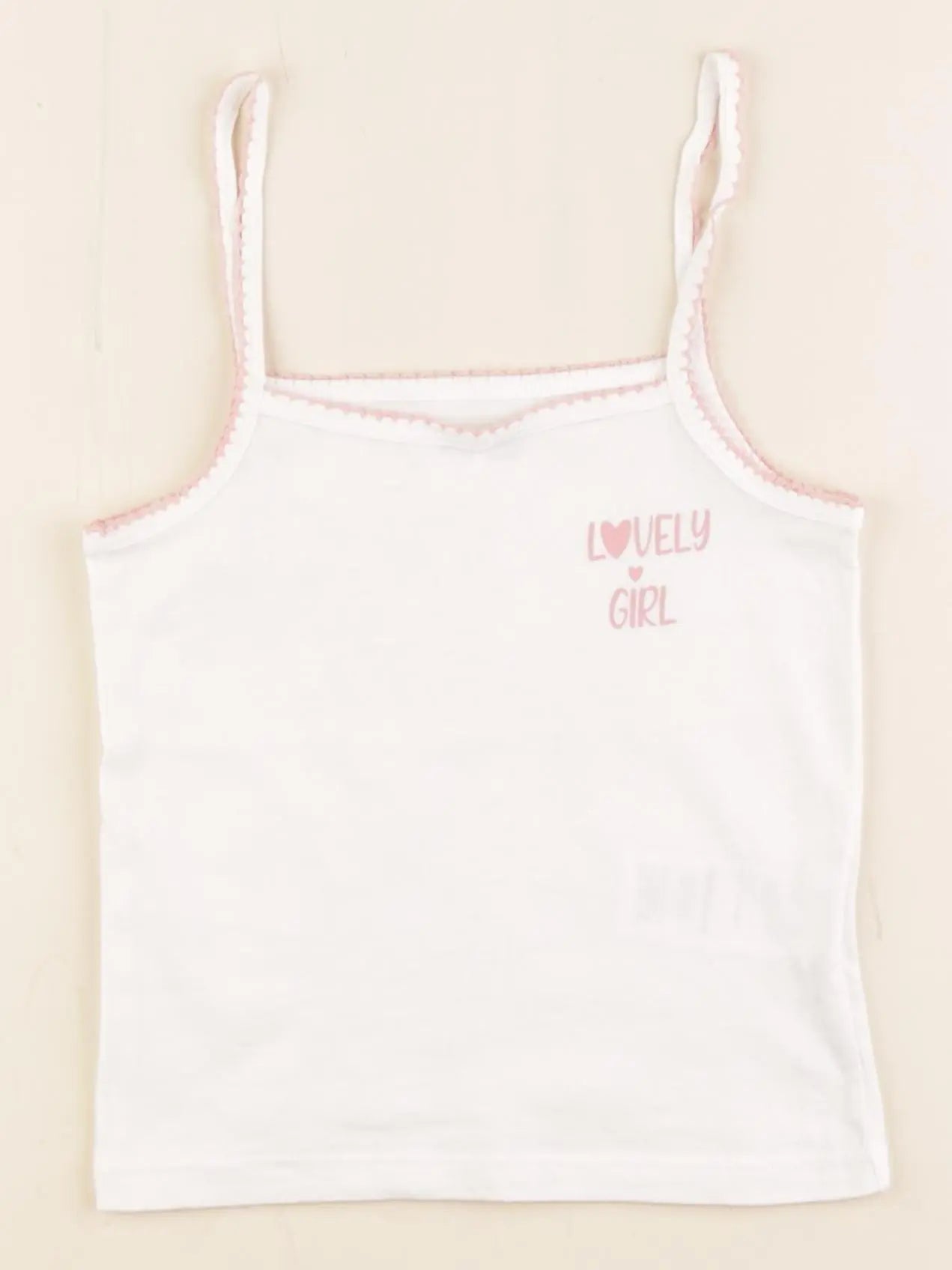 Vertbaudet - maillot de corps blanc - 4 ans