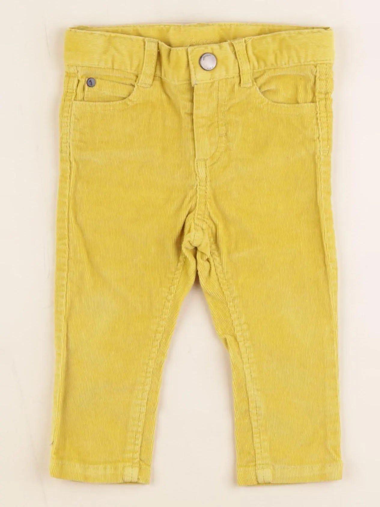Jacadi - pantalon jaune - 12 mois