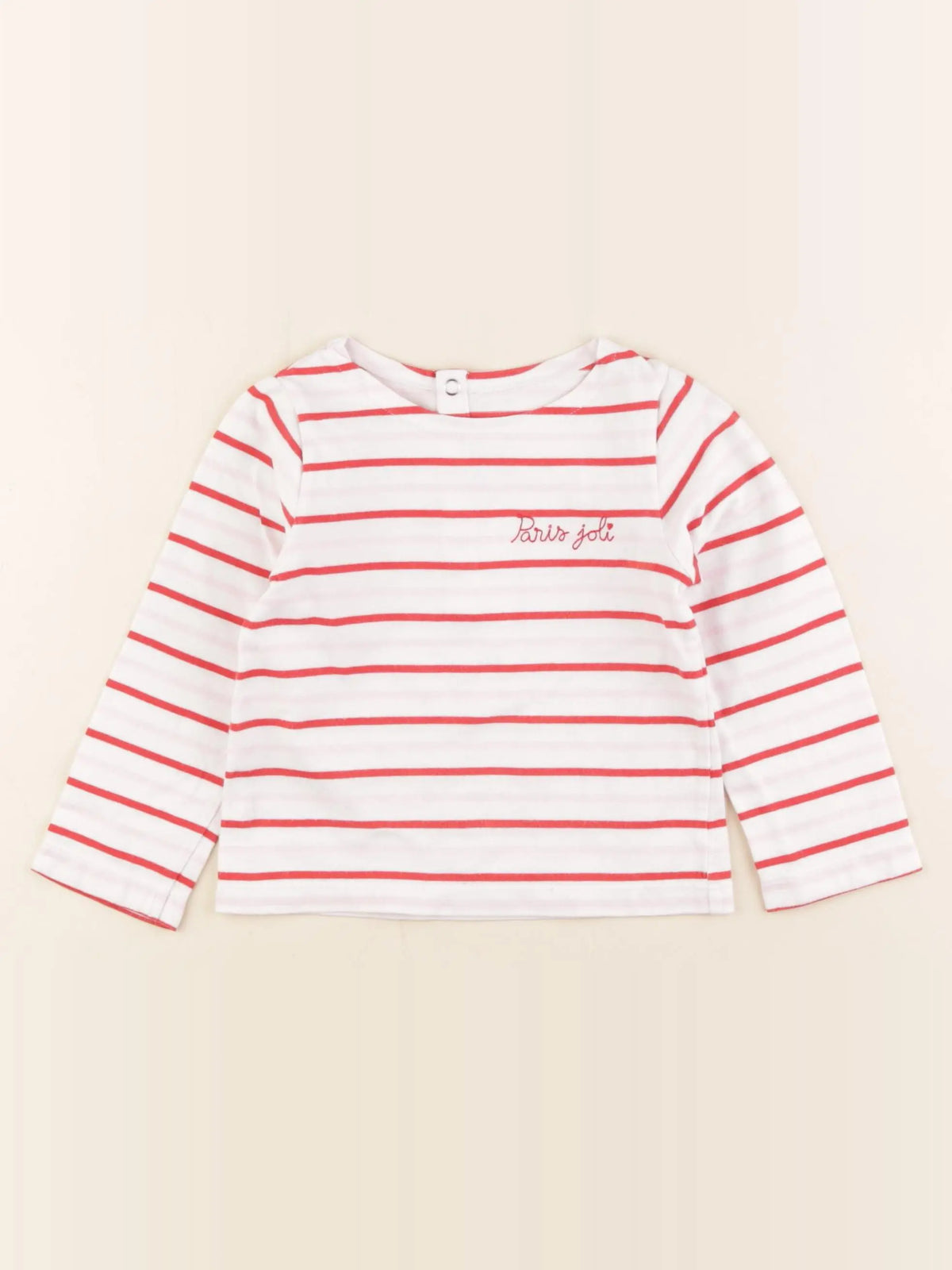 Jacadi - tee-shirt blanc, rose - 24 mois