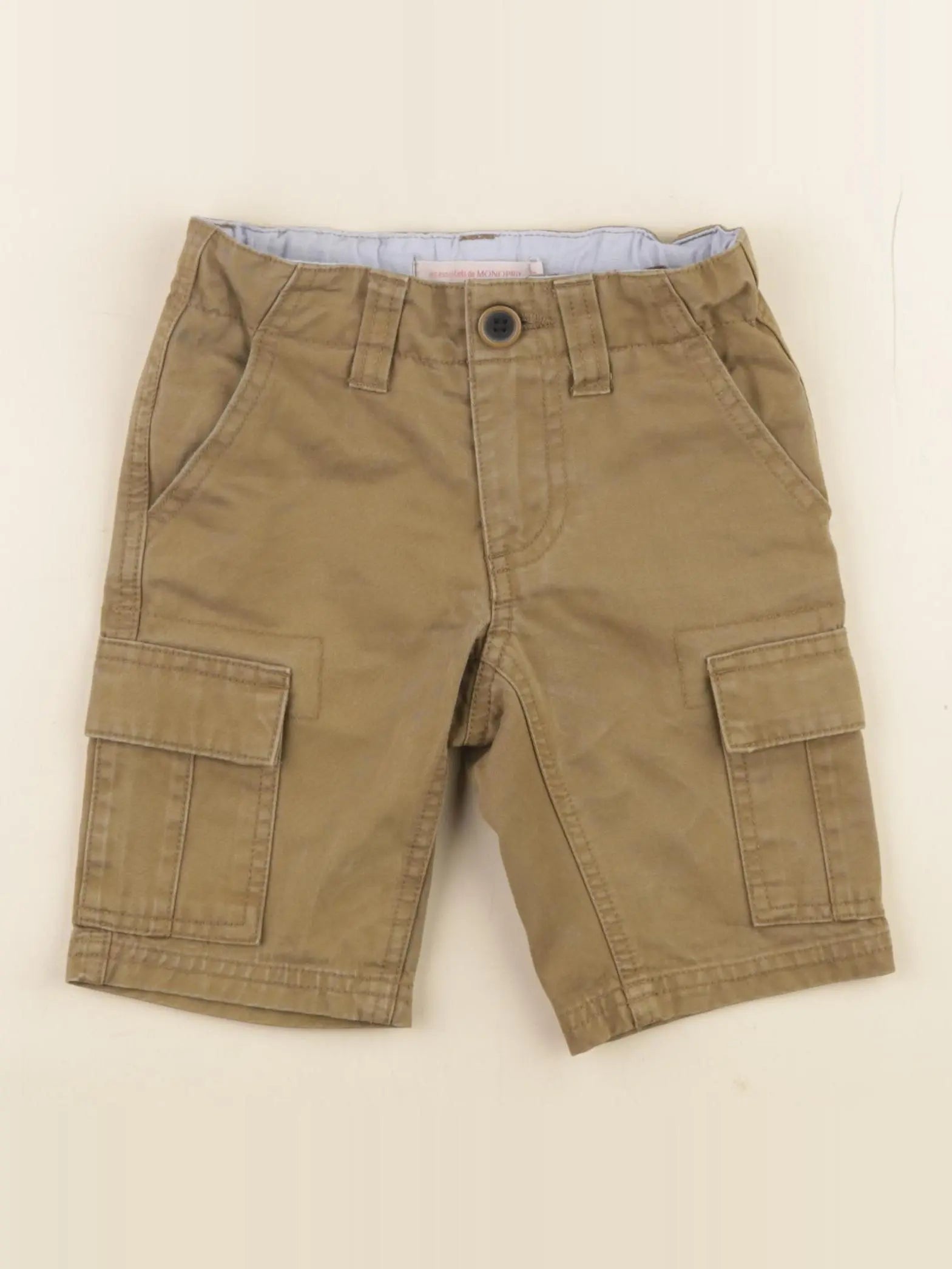 Monoprix - short marron - 3 ans