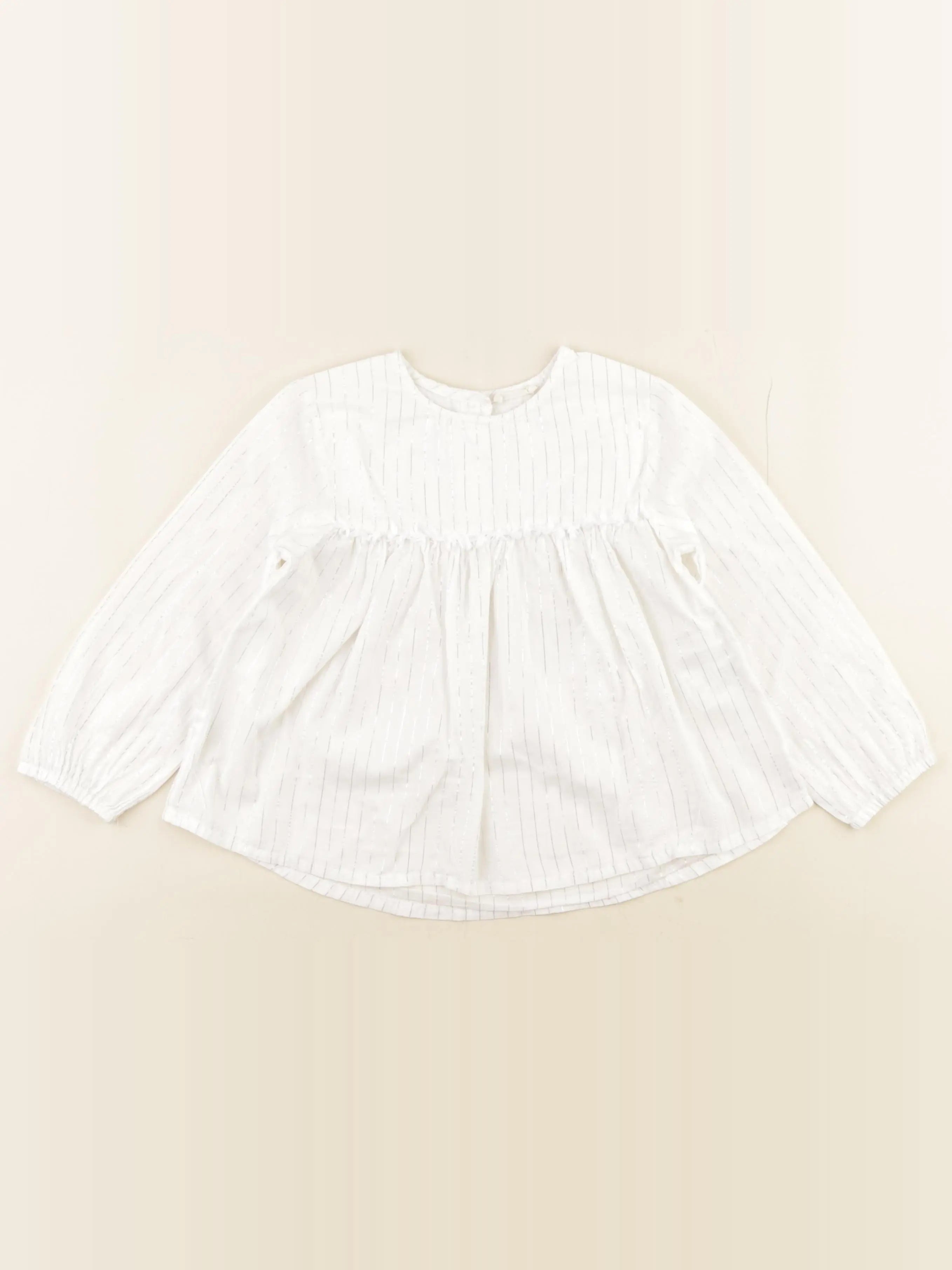 Little Cigogne - blouse blanc - 4 ans