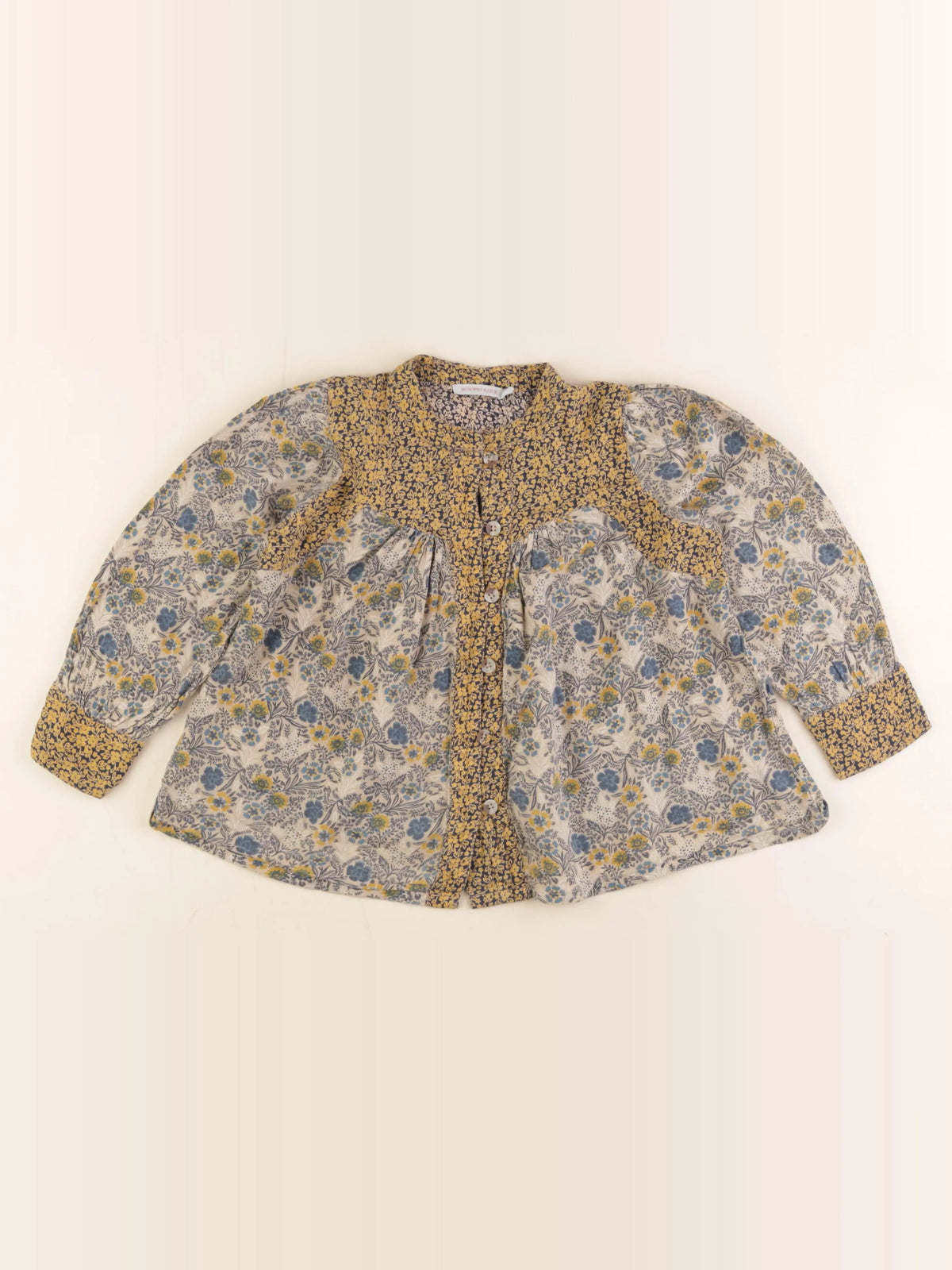 Monoprix - chemise jaune - 6 ans
