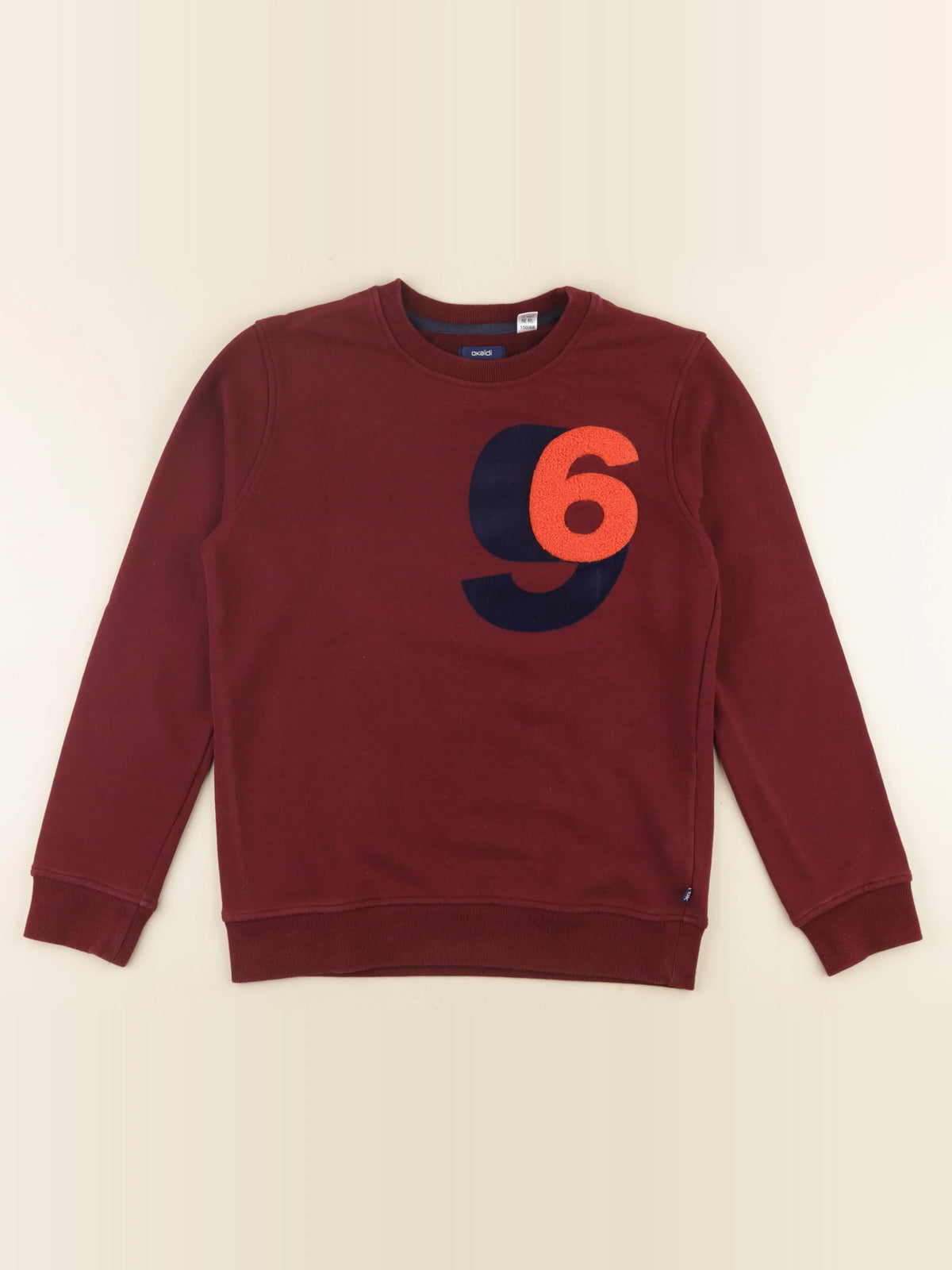 Okaidi - sweat rouge - 12 ans