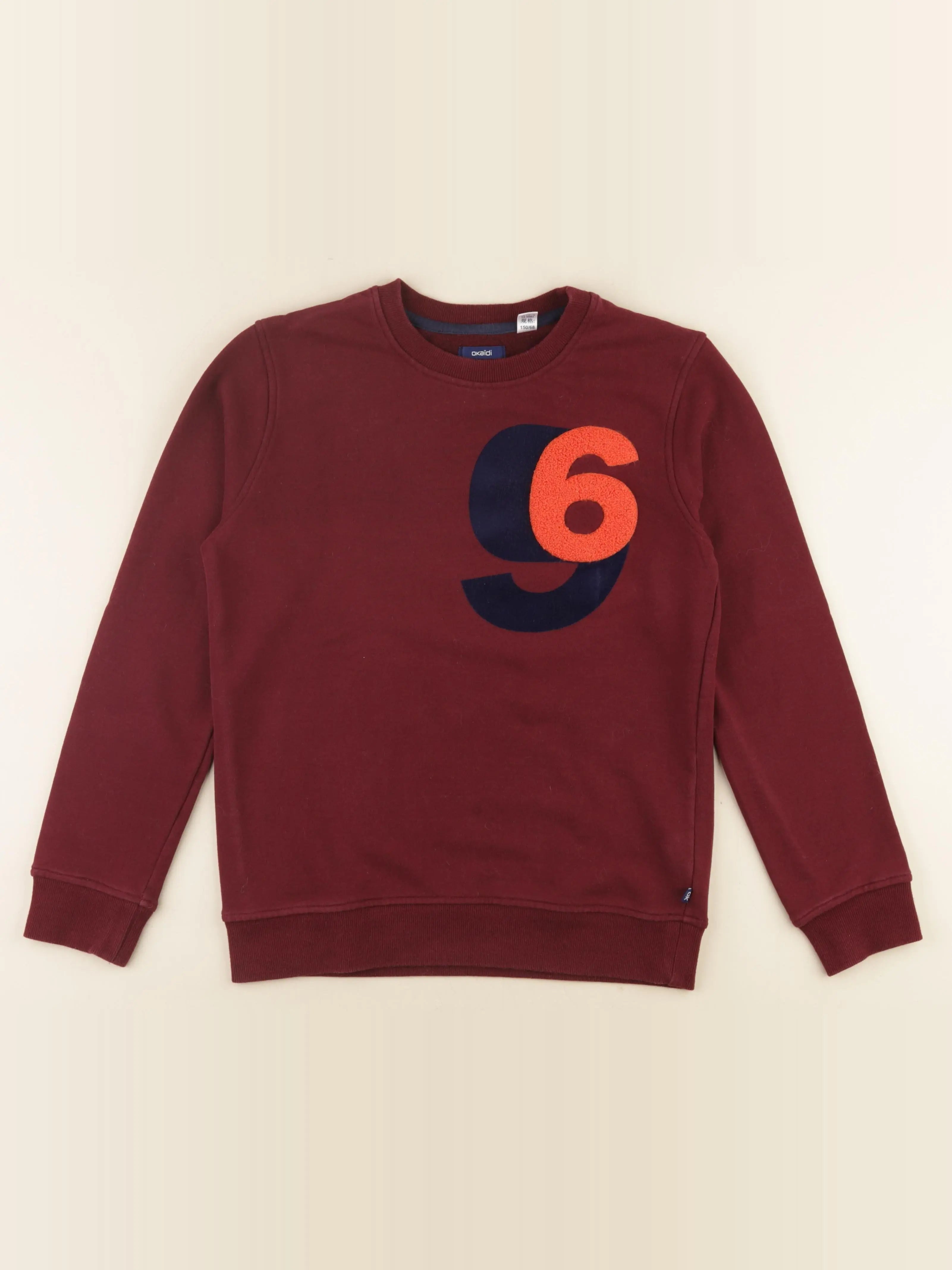 Okaidi - sweat rouge - 12 ans