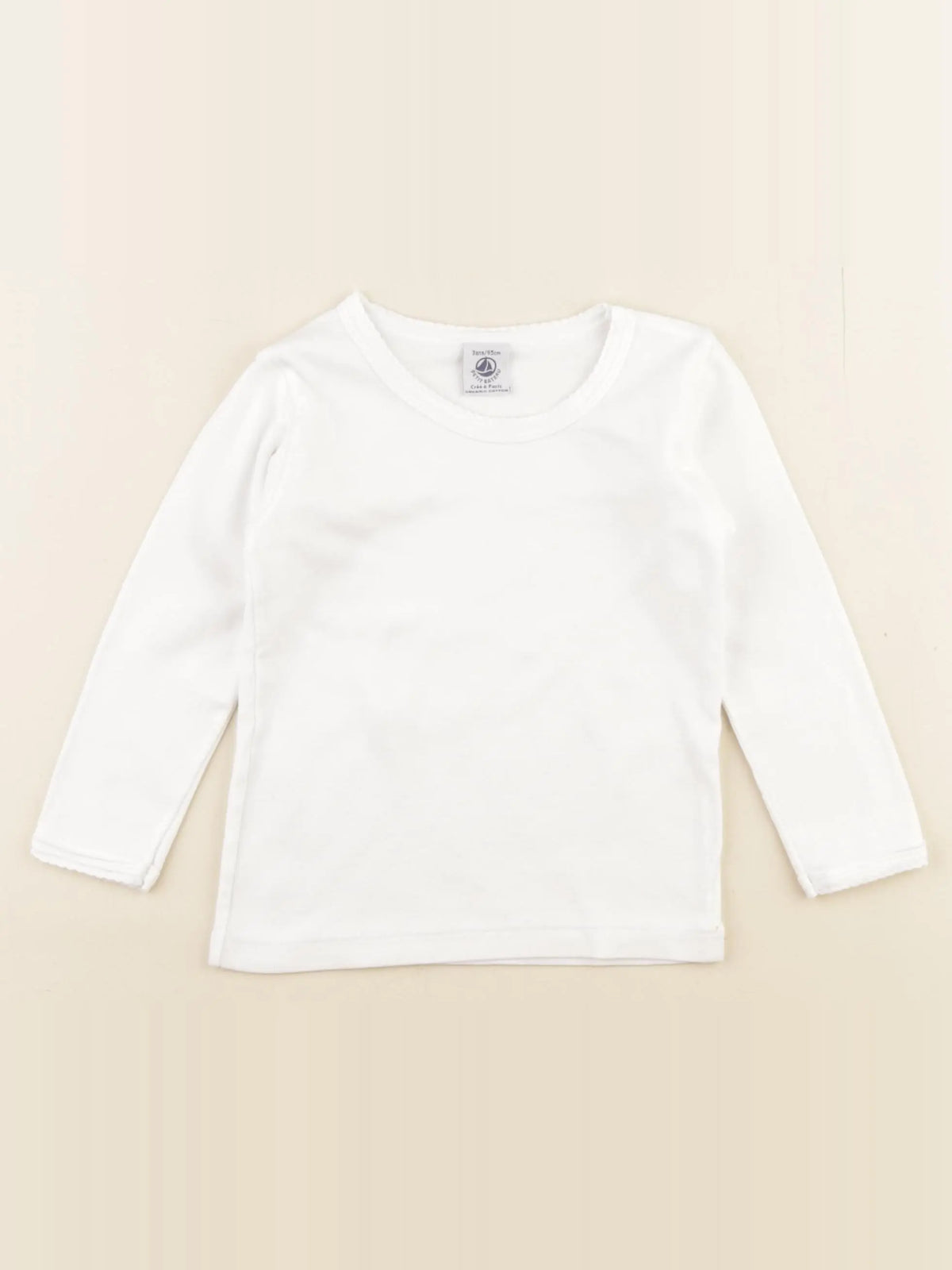Petit Bateau - maillot de corps blanc - 3 ans