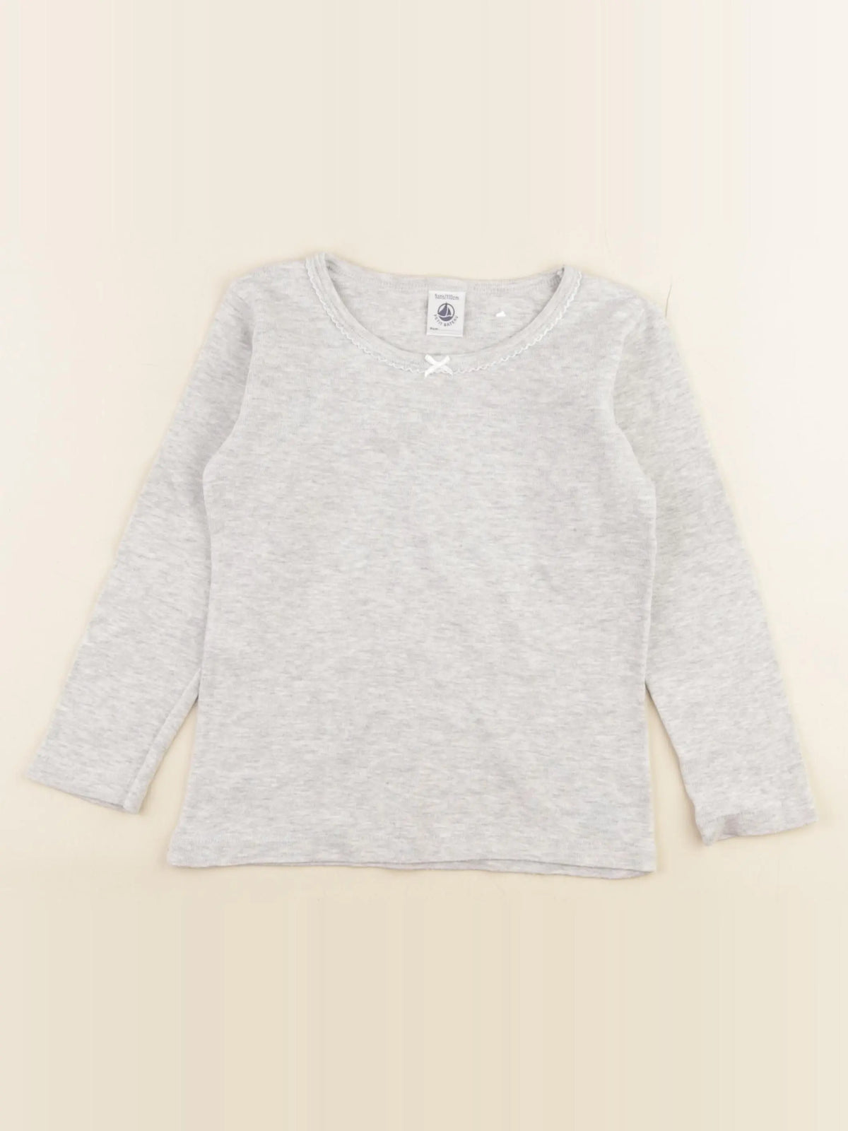 Petit Bateau - maillot de corps gris - 5 ans