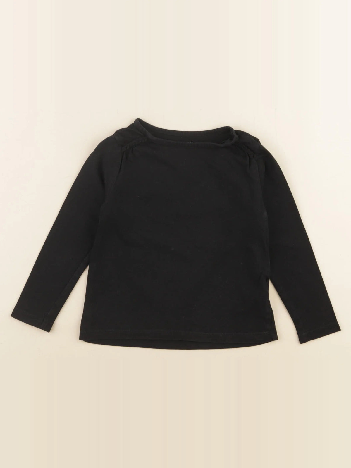Vertbaudet - tee-shirt noir - 3 ans