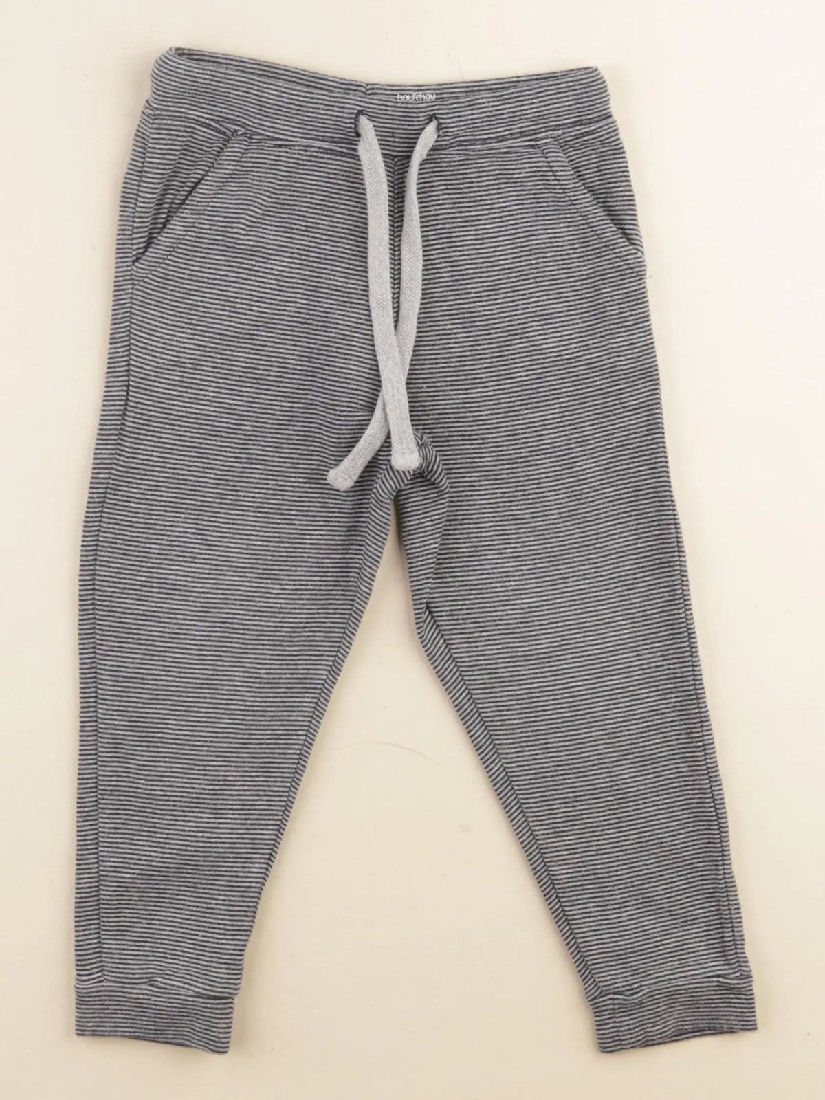 Boutchou - pantalon bleu, blanc - 36 mois