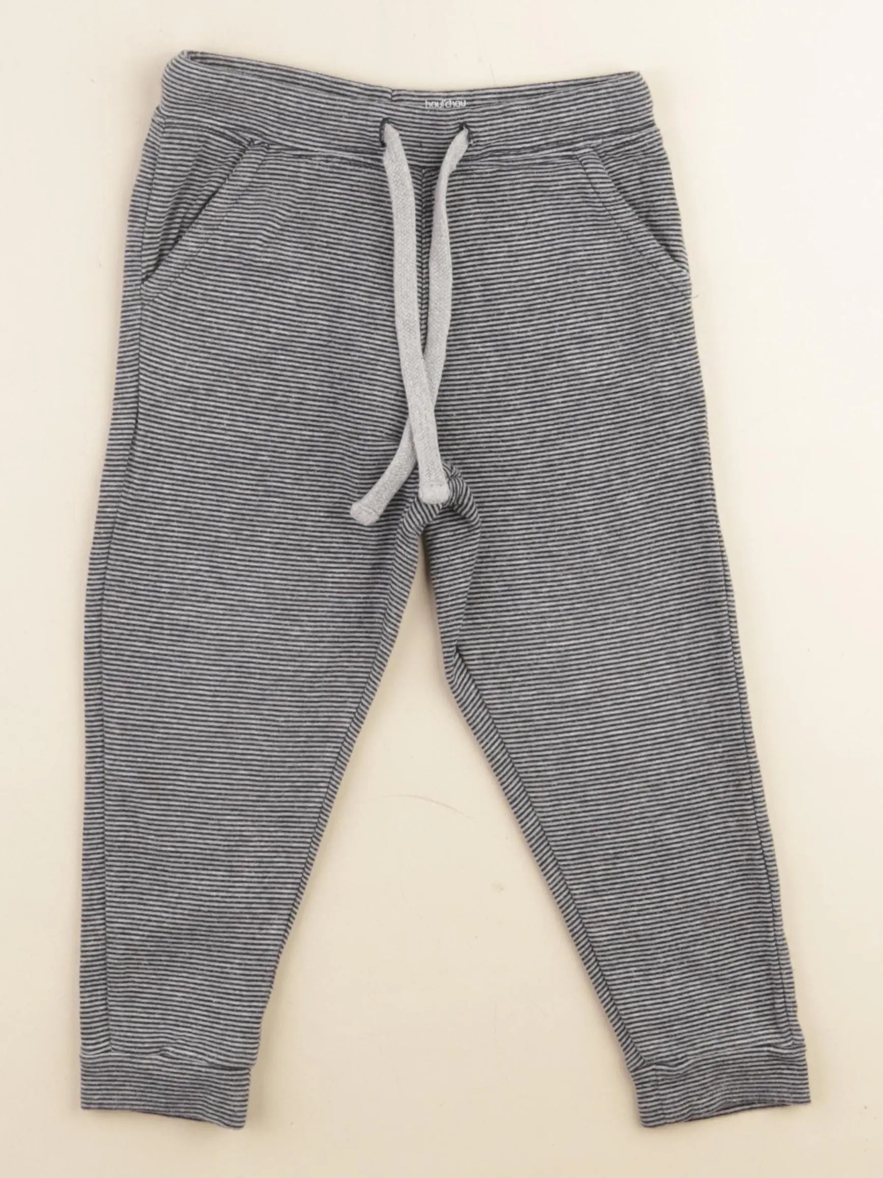 Boutchou - pantalon bleu, blanc - 36 mois