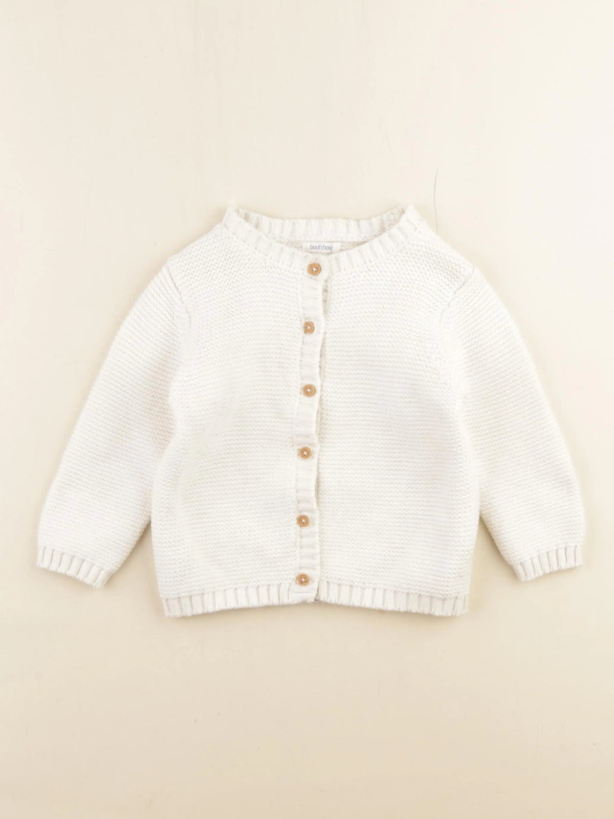Boutchou - gilet blanc - 24 mois