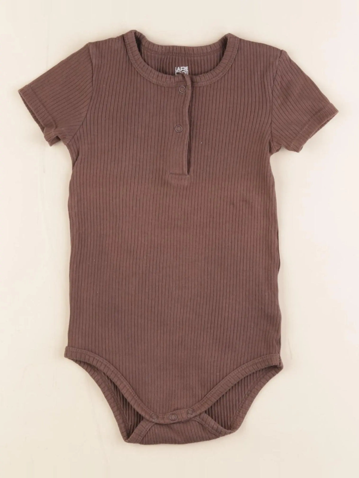 La Redoute - body tee-shirt marron - 2 ans