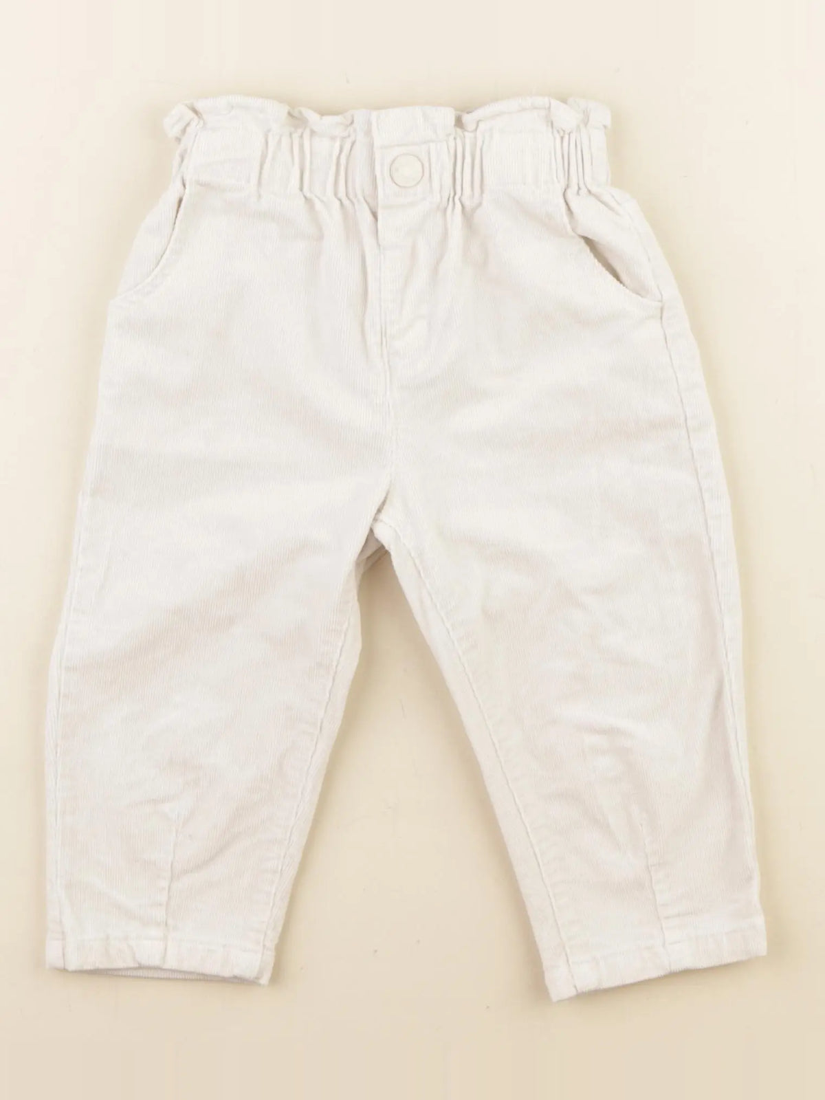 Mango - pantalon beige - 9/12 mois