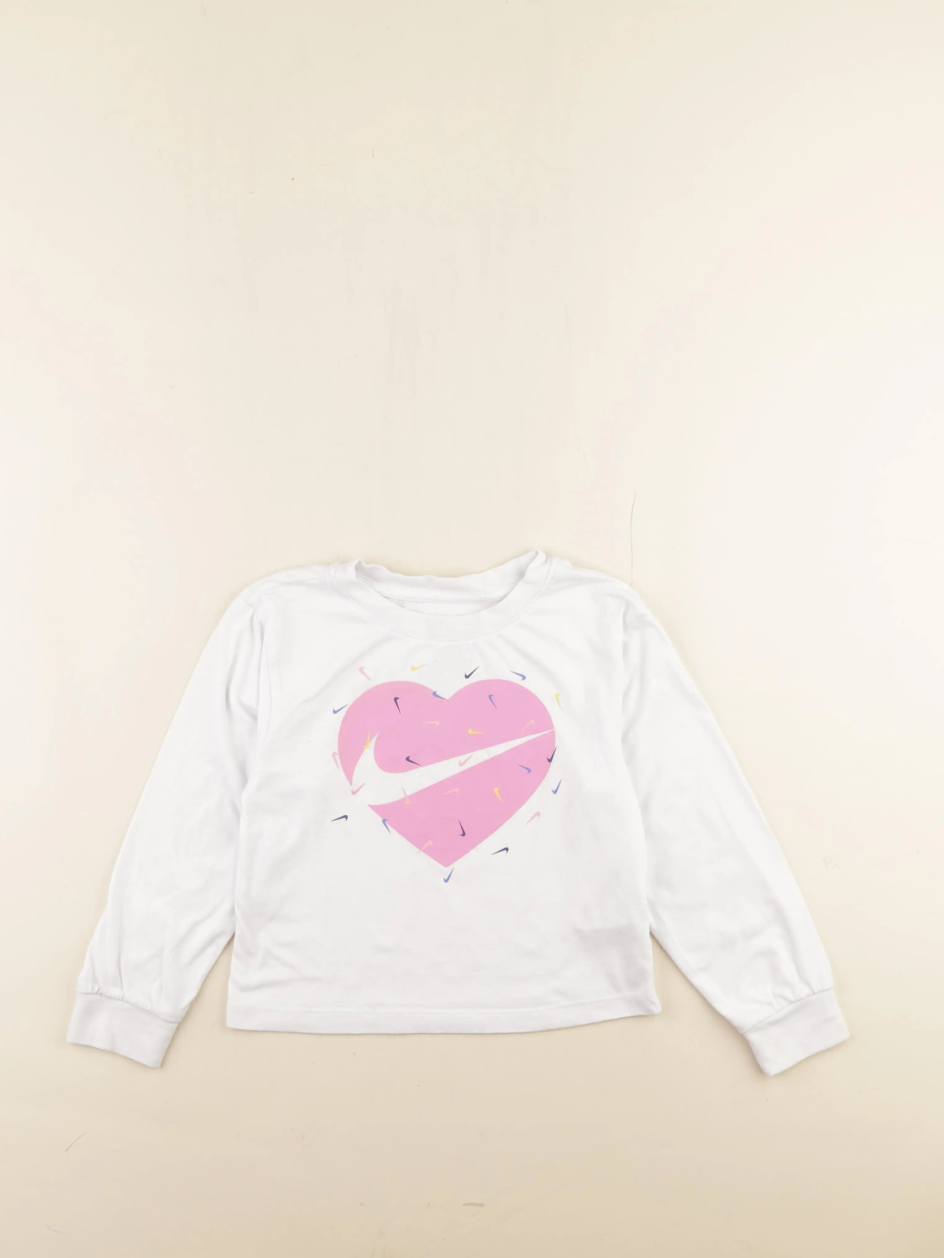 Nike - tee-shirt blanc - 5/6 ans
