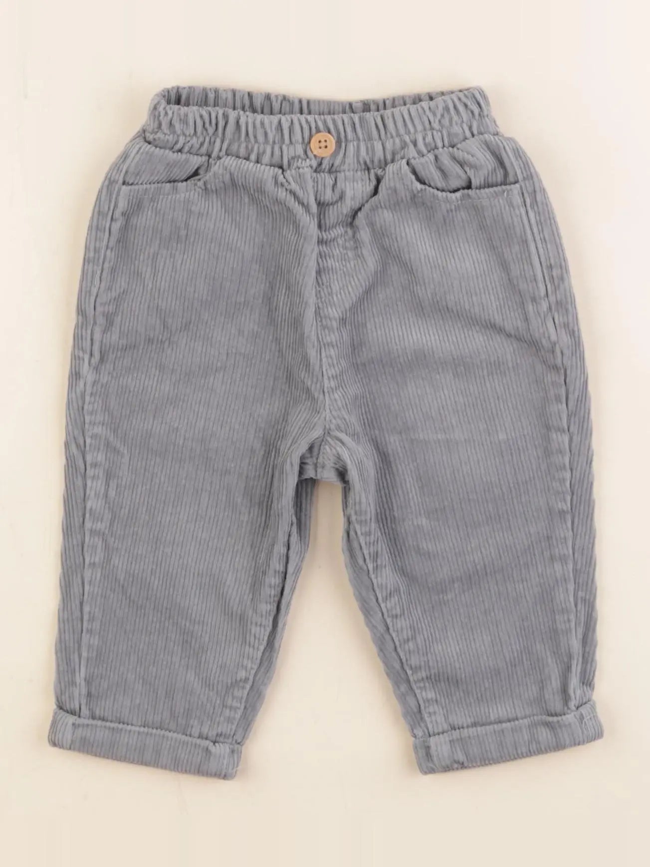 Vertbaudet - pantalon bleu - 6 mois