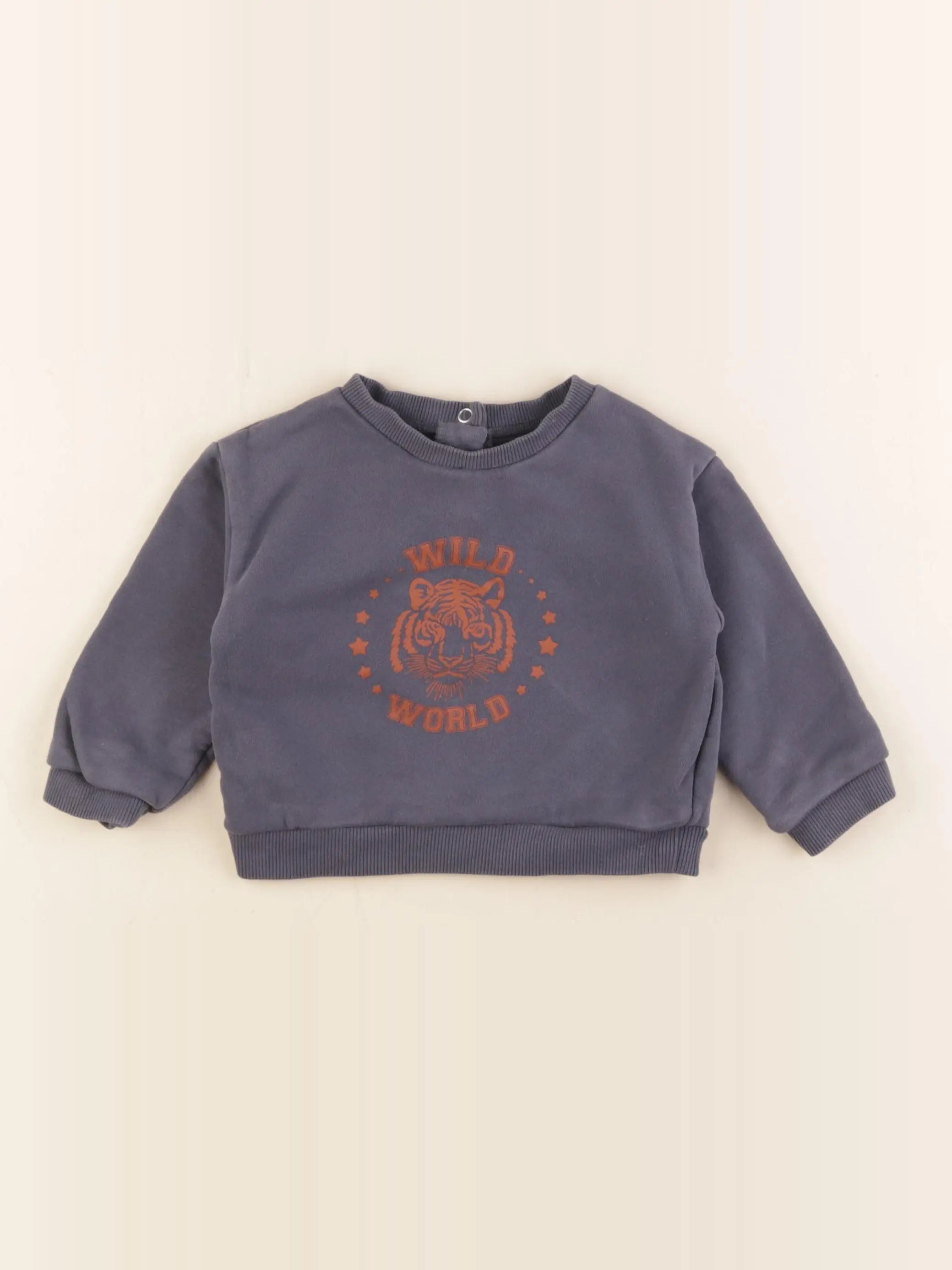 Louis Louise - sweat bleu - 18 mois