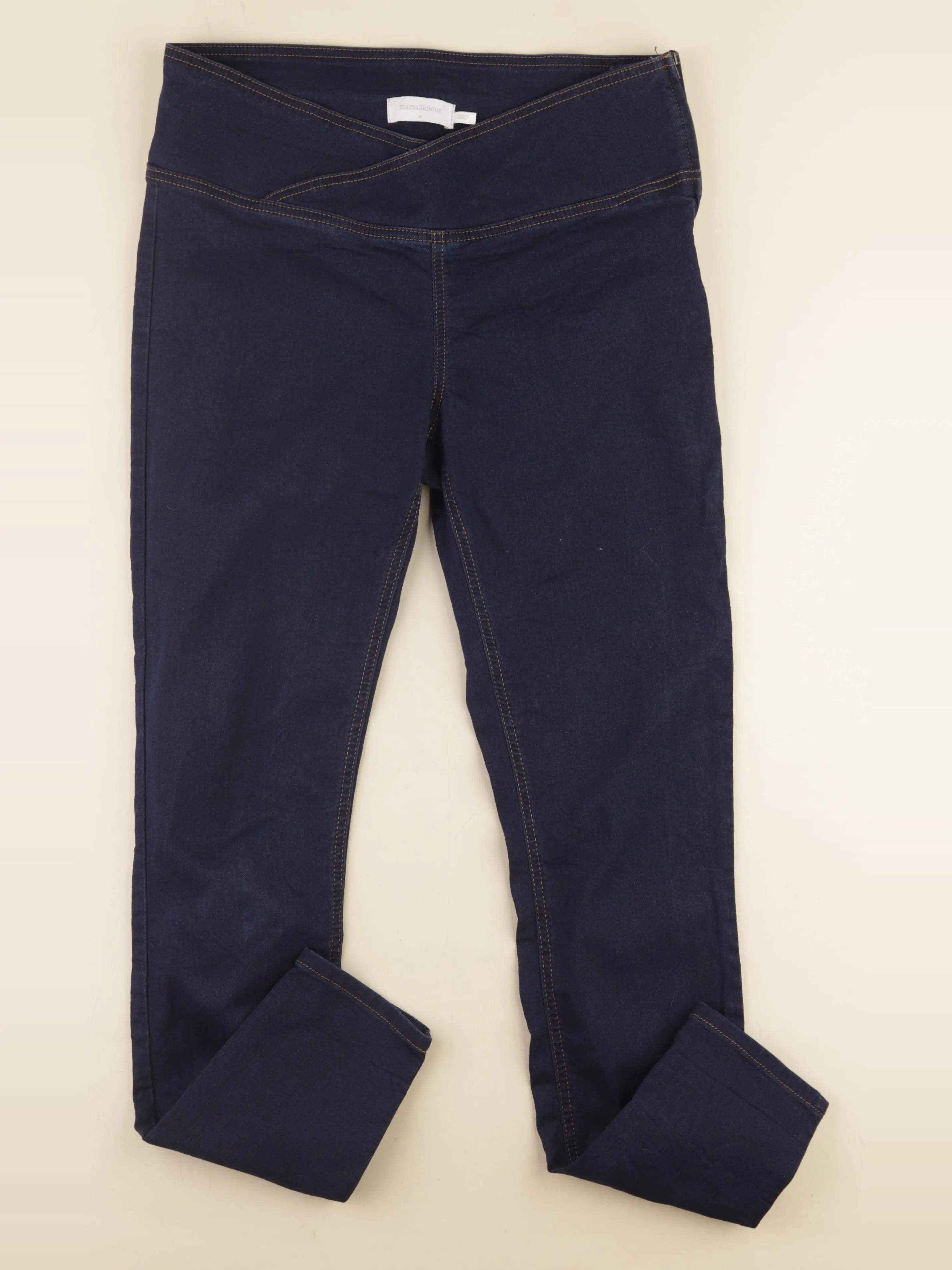 Mamalicious - jean grossesse bleu - m