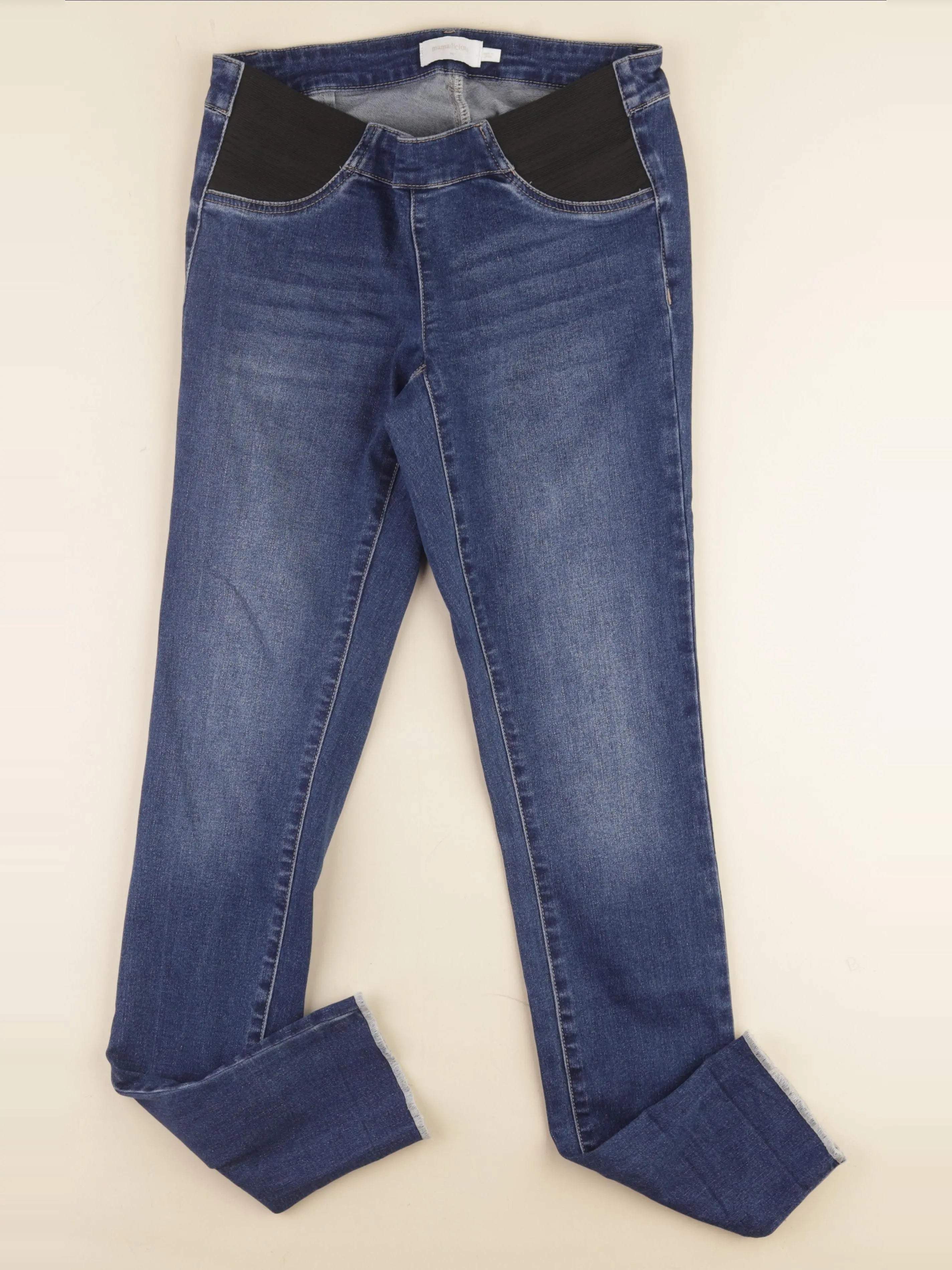 Mamalicious - jean grossesse bleu - m