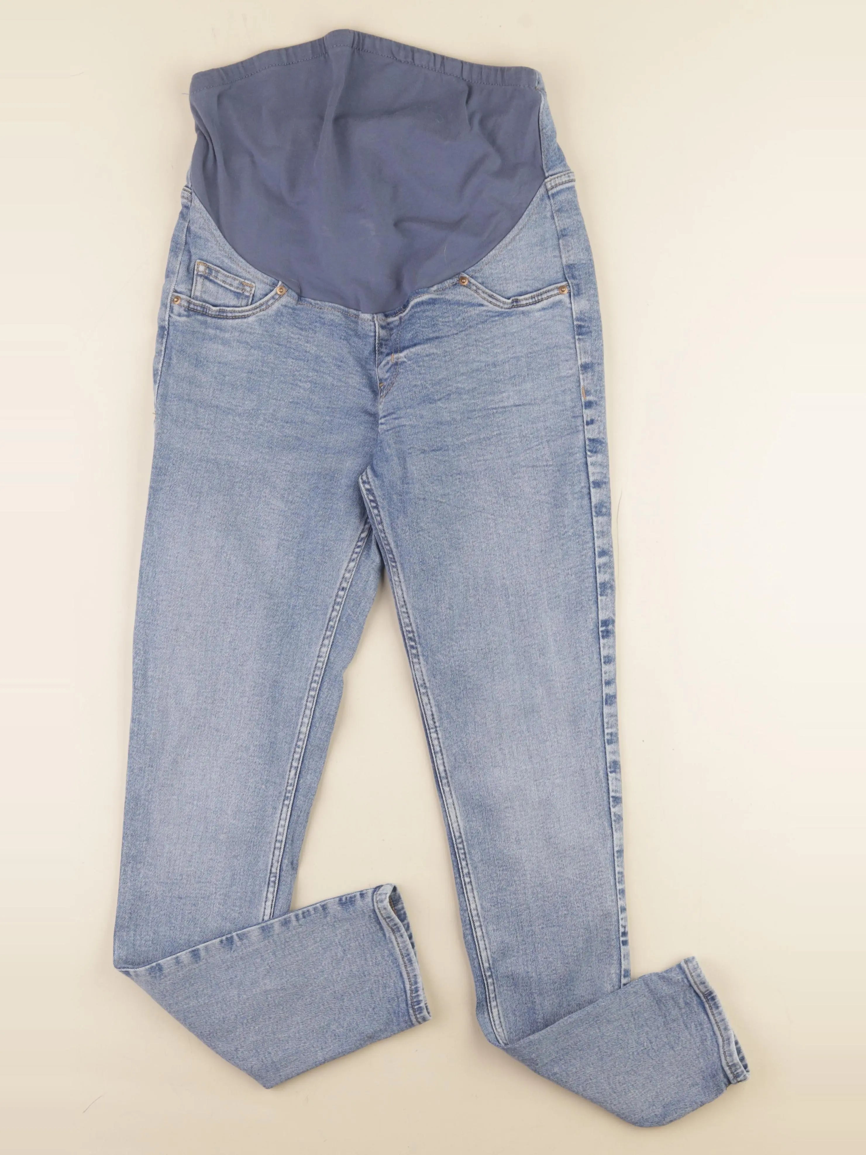 H&M - jean grossesse bleu - s