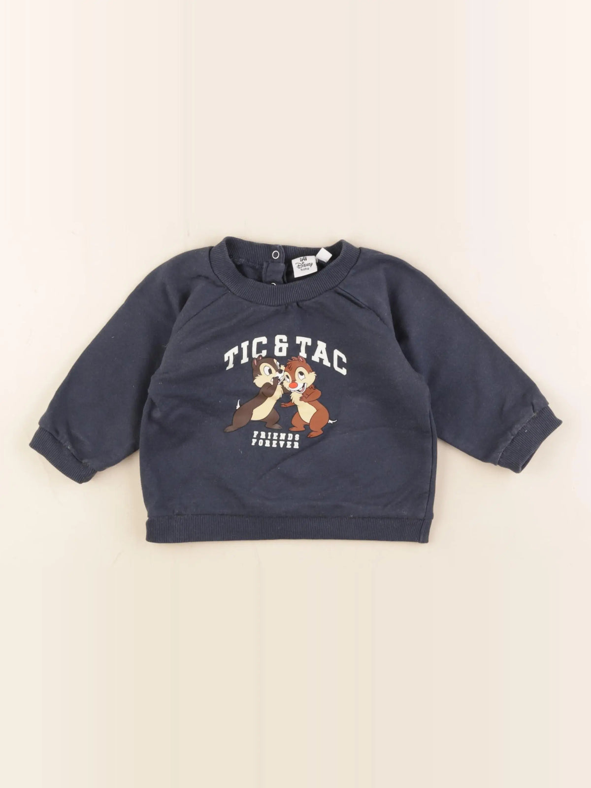 Vertbaudet - sweat bleu - 9 mois