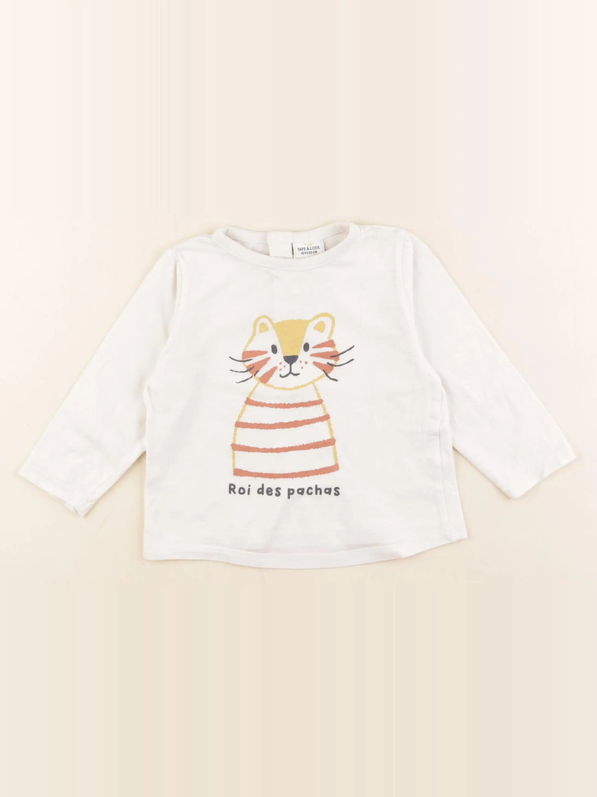 Tape à l'oeil - tee-shirt blanc - 18 mois