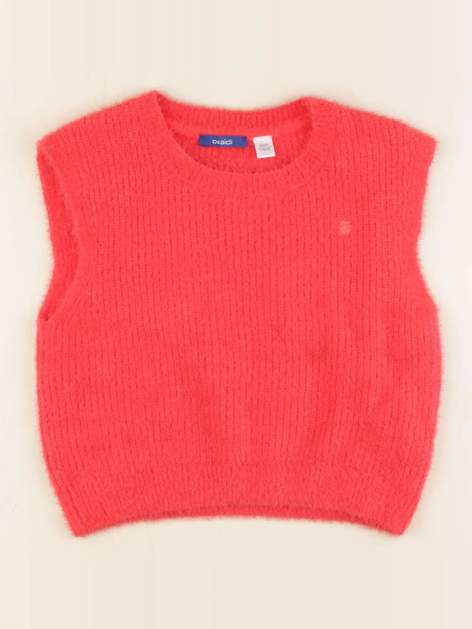 Okaidi - pull rouge - 6 ans