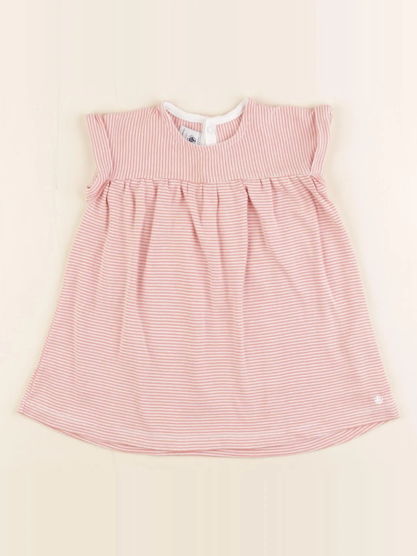 Petit Bateau - robe rose - 6 mois