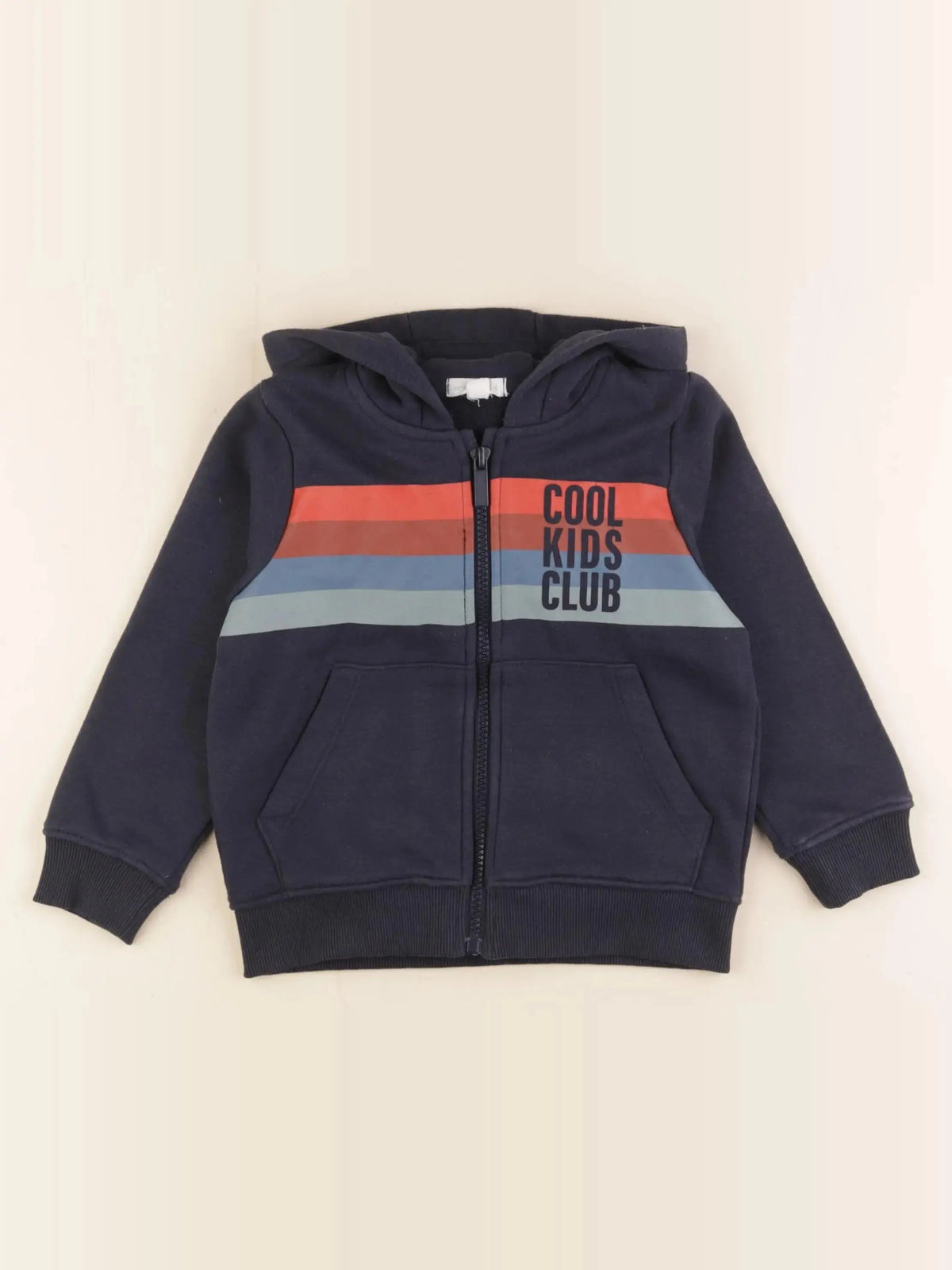 Vertbaudet - sweat bleu - 4 ans