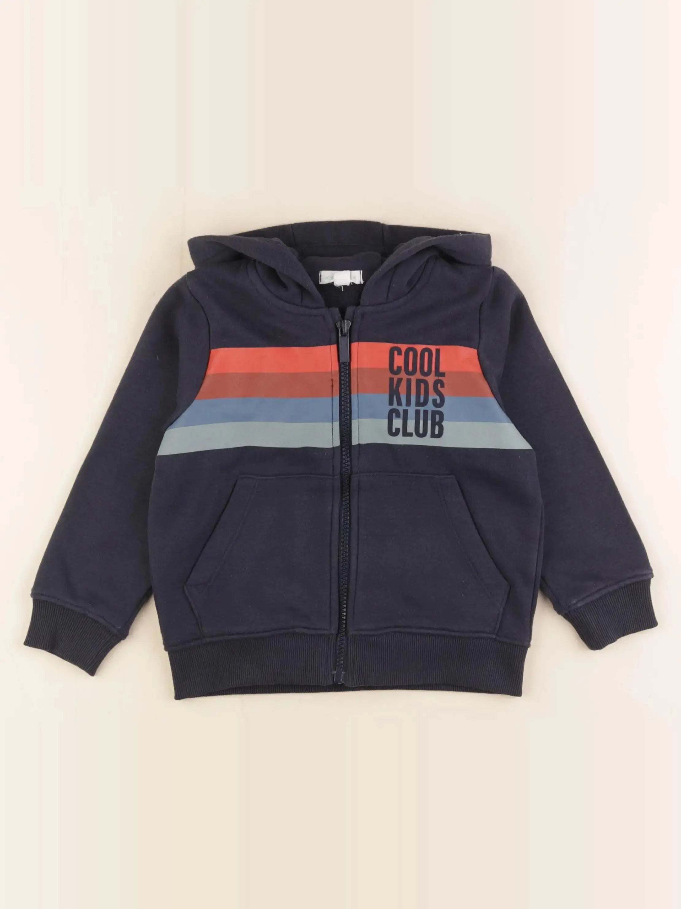 Vertbaudet - sweat bleu - 4 ans