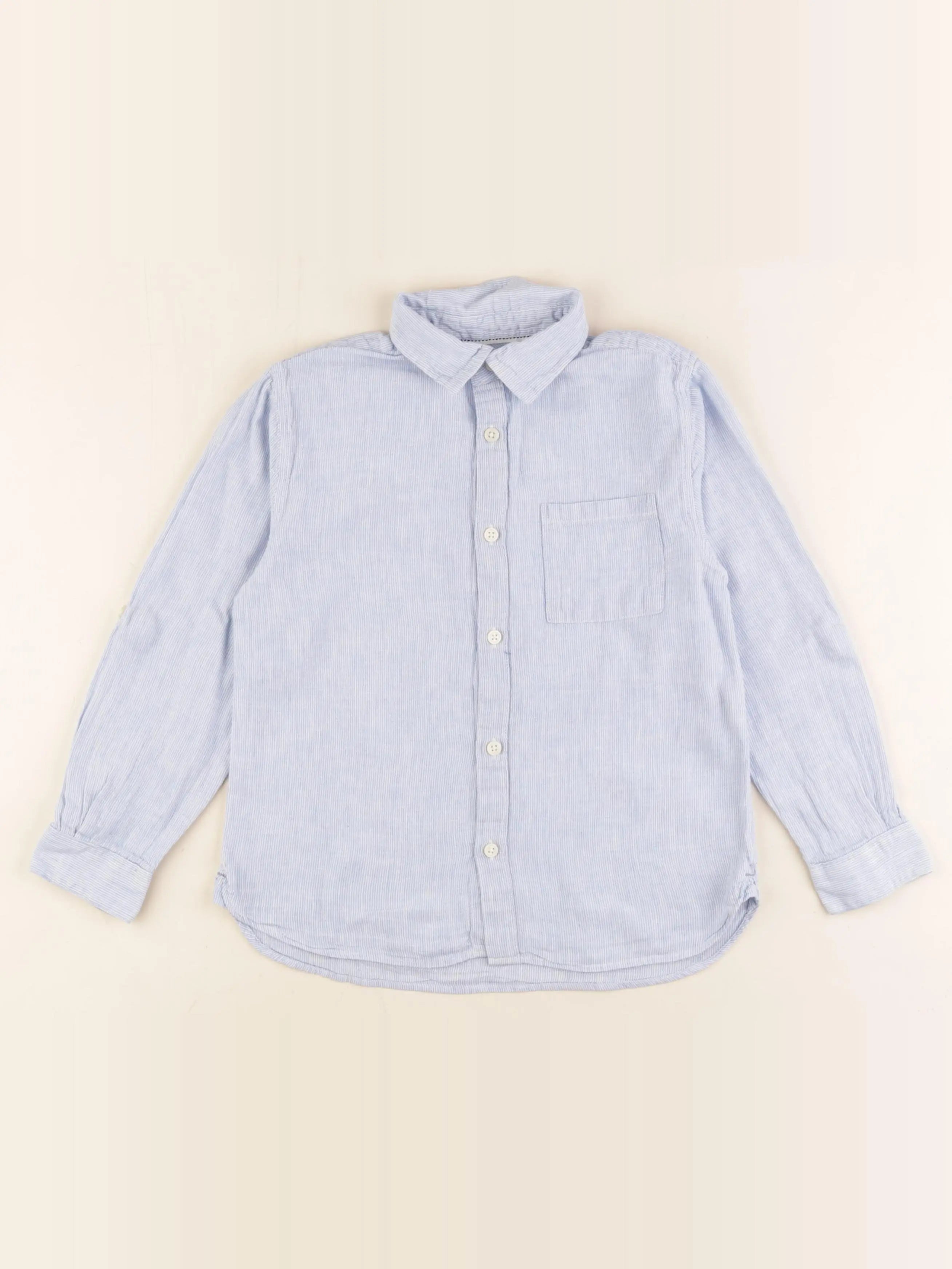 Zara - chemise bleu - 7 ans