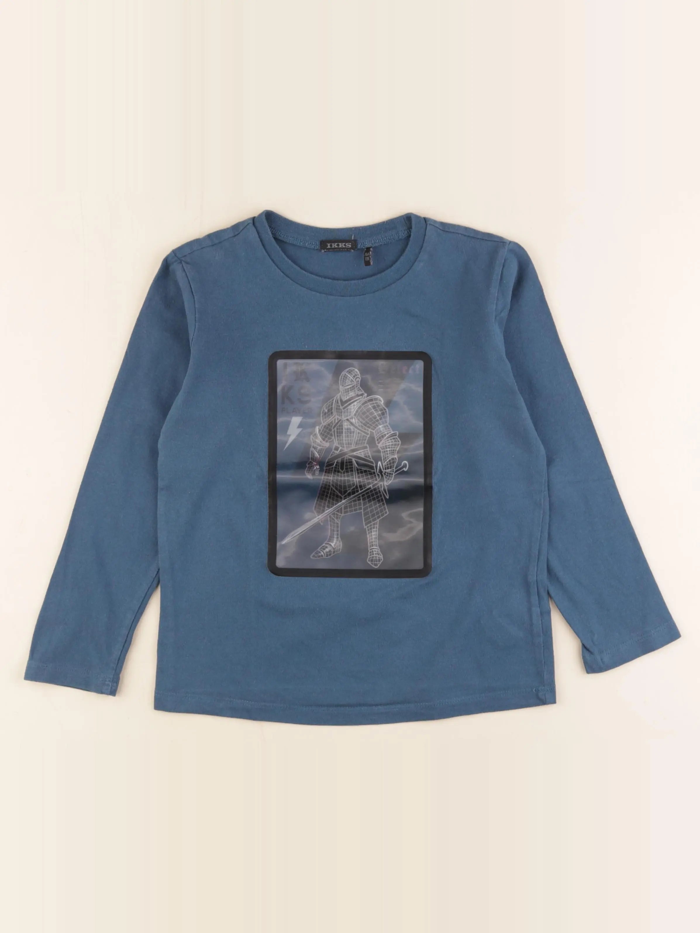 IKKS - tee-shirt bleu - 6 ans